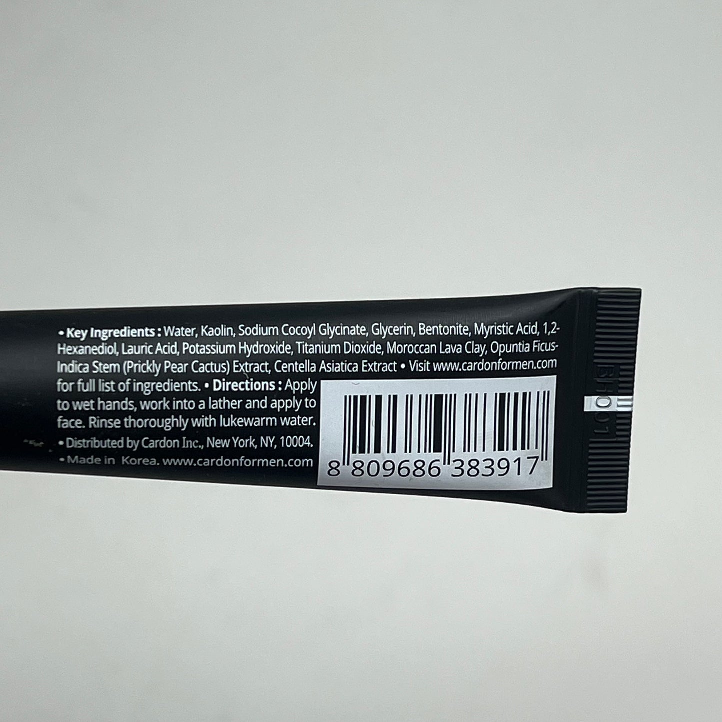 CARDON (7 PACK) Purifying Clay Facial Cleanser for Men Travel Size 0.5fl oz