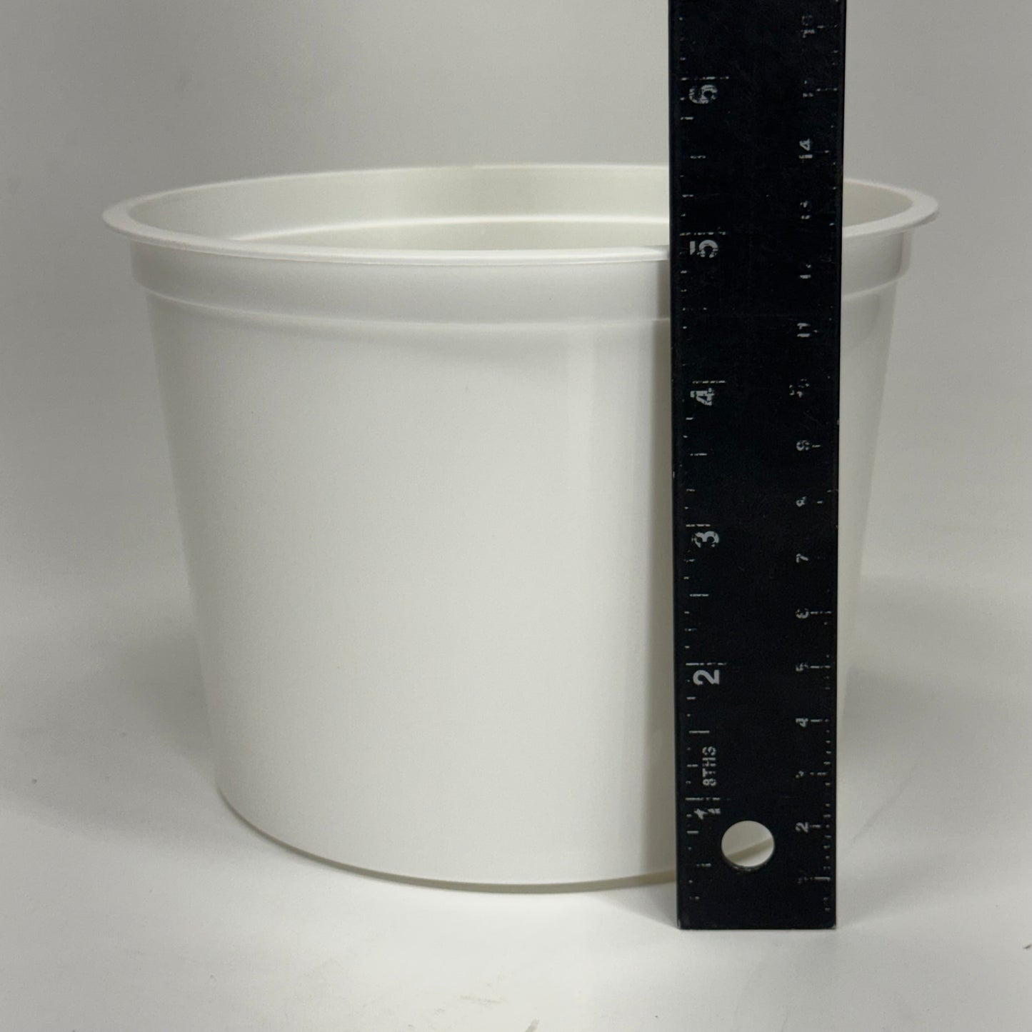 ANDMORE (240 PACK) 64 oz Round Ice Bucket - White BKT-RND-WHT