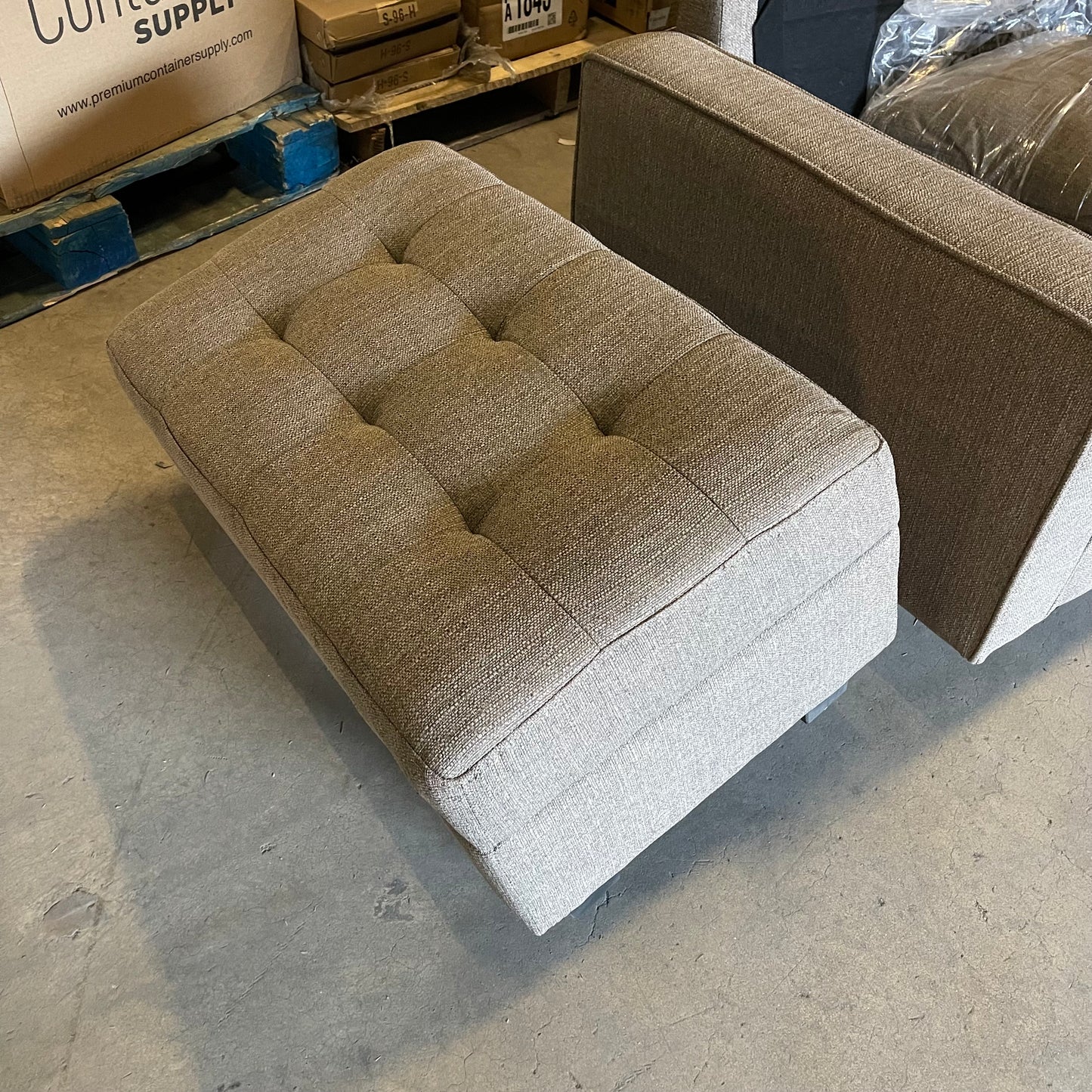 ZA@ Pallet of MIXED Sectional Couch 85” Grey (AS-IS)