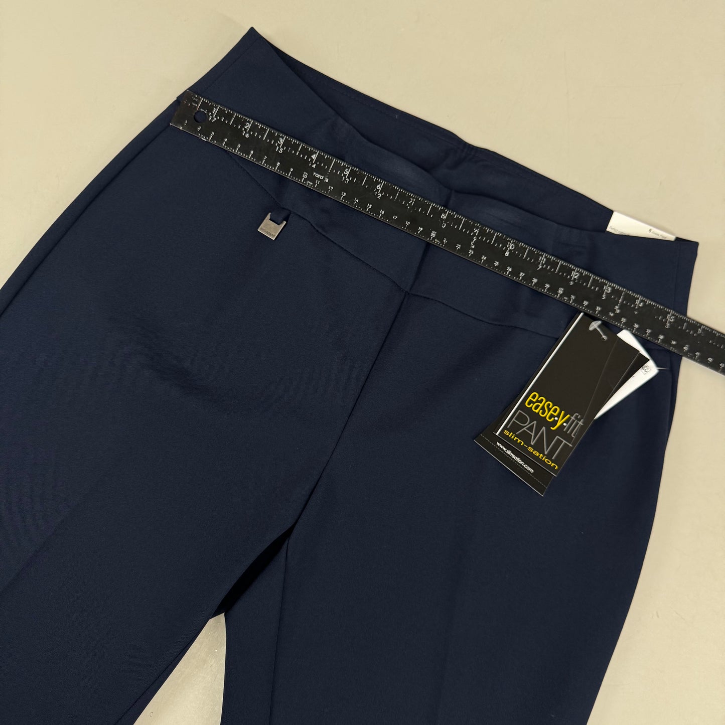 MULTIPLES Ankle Pants Petite Women's Sz 6 Midnight M48716PM