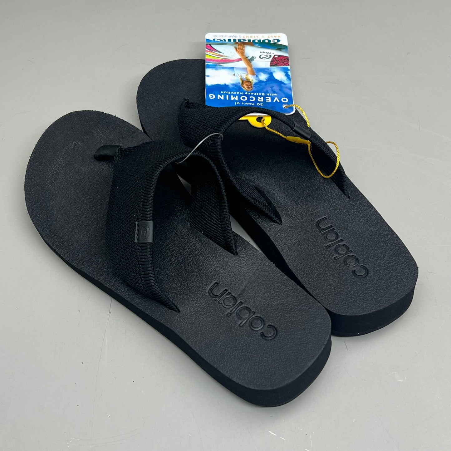 COBIAN Bermuda Bounce Sporty Style EVA Outsole Sandals  Women's Sz 7, EU 37 Black BEB24-001-07