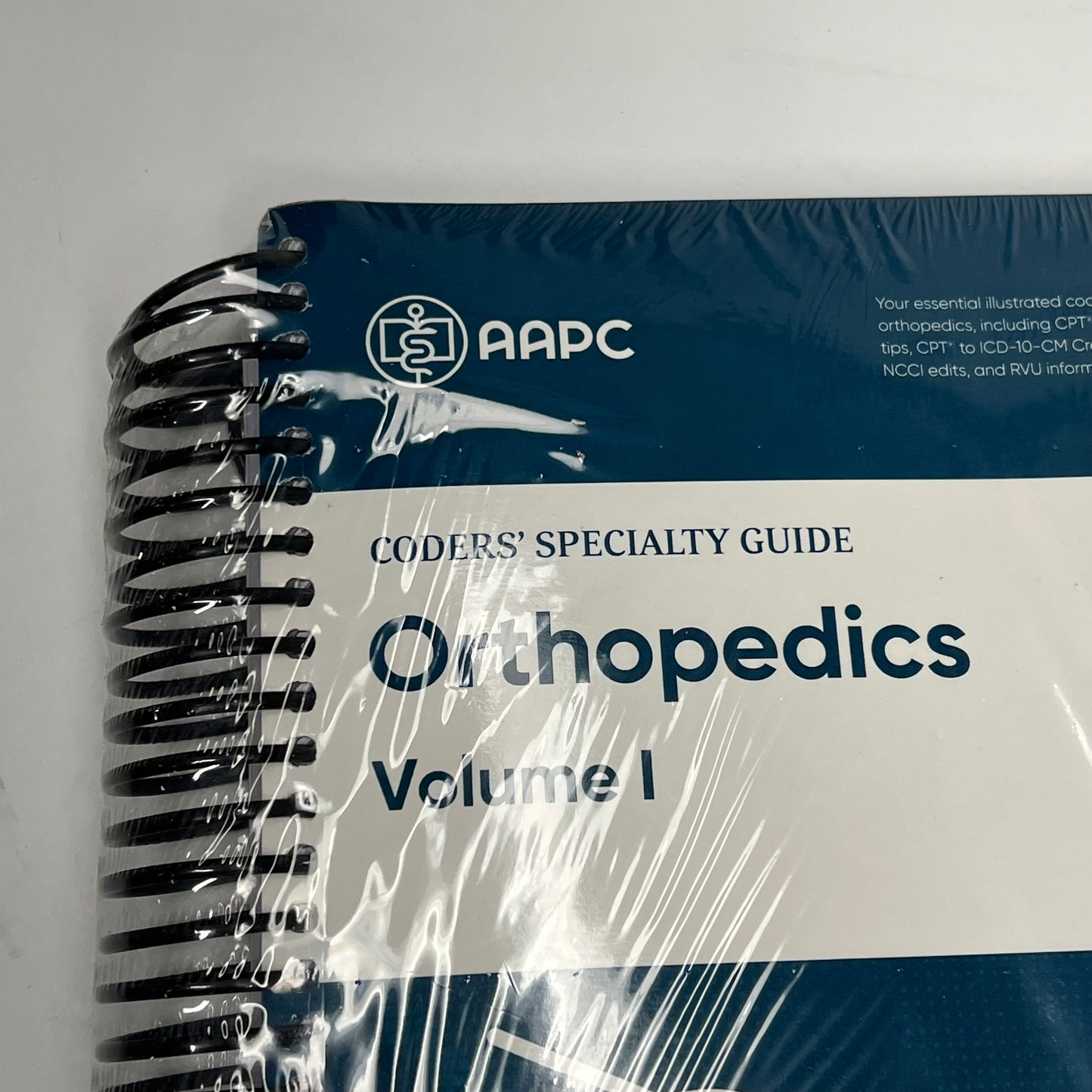 AAPC Coders Specialty Guide 2026 Othopedics Vol 1 & 2 Paperback Spiral Books