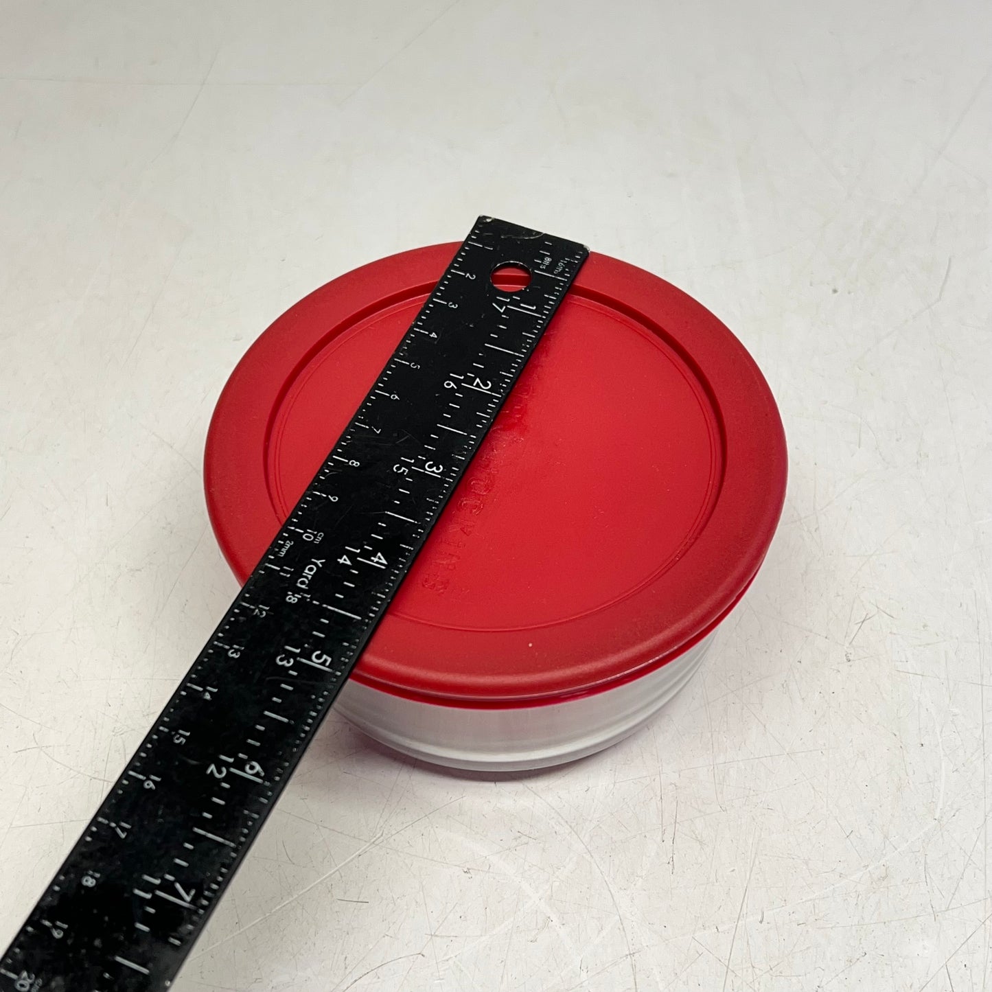 ZA@ ANCHOR (26 PIECE SET) Glass Food Storage Set Snug Fit Lids 1,2,3 & 7 Cup Red 14607ECOM A