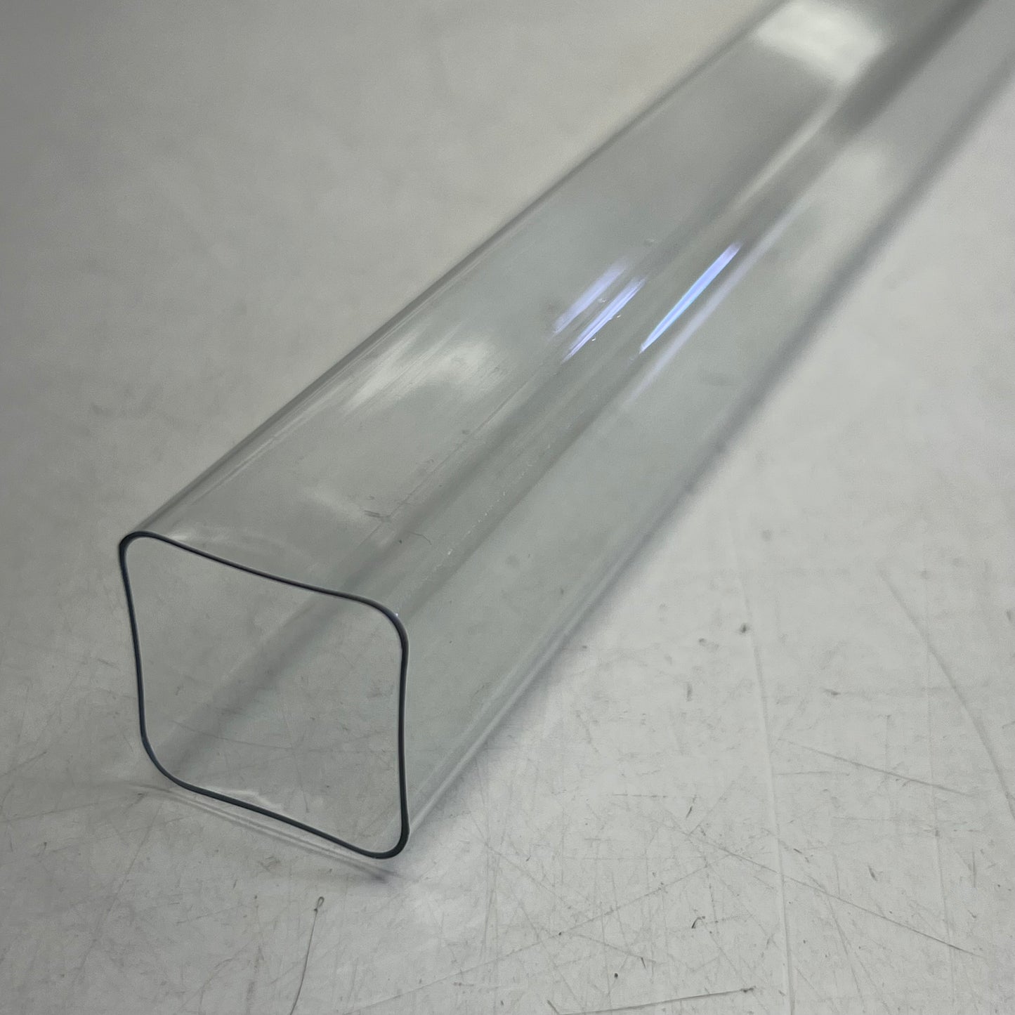 VISIPAK (49 Pack) Permaseal 1.375” x 31" Clear Rect Tube FDA 318566