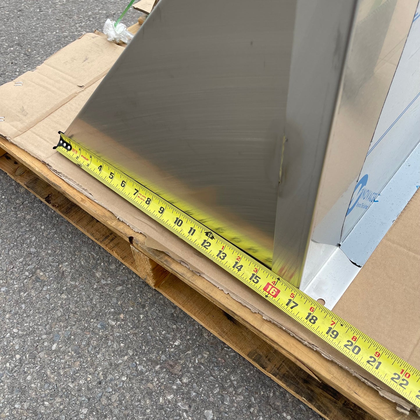 Z@ WINHOLT Wall Mounted Shelf 72" x 24" Stainless Steel SSWMS246