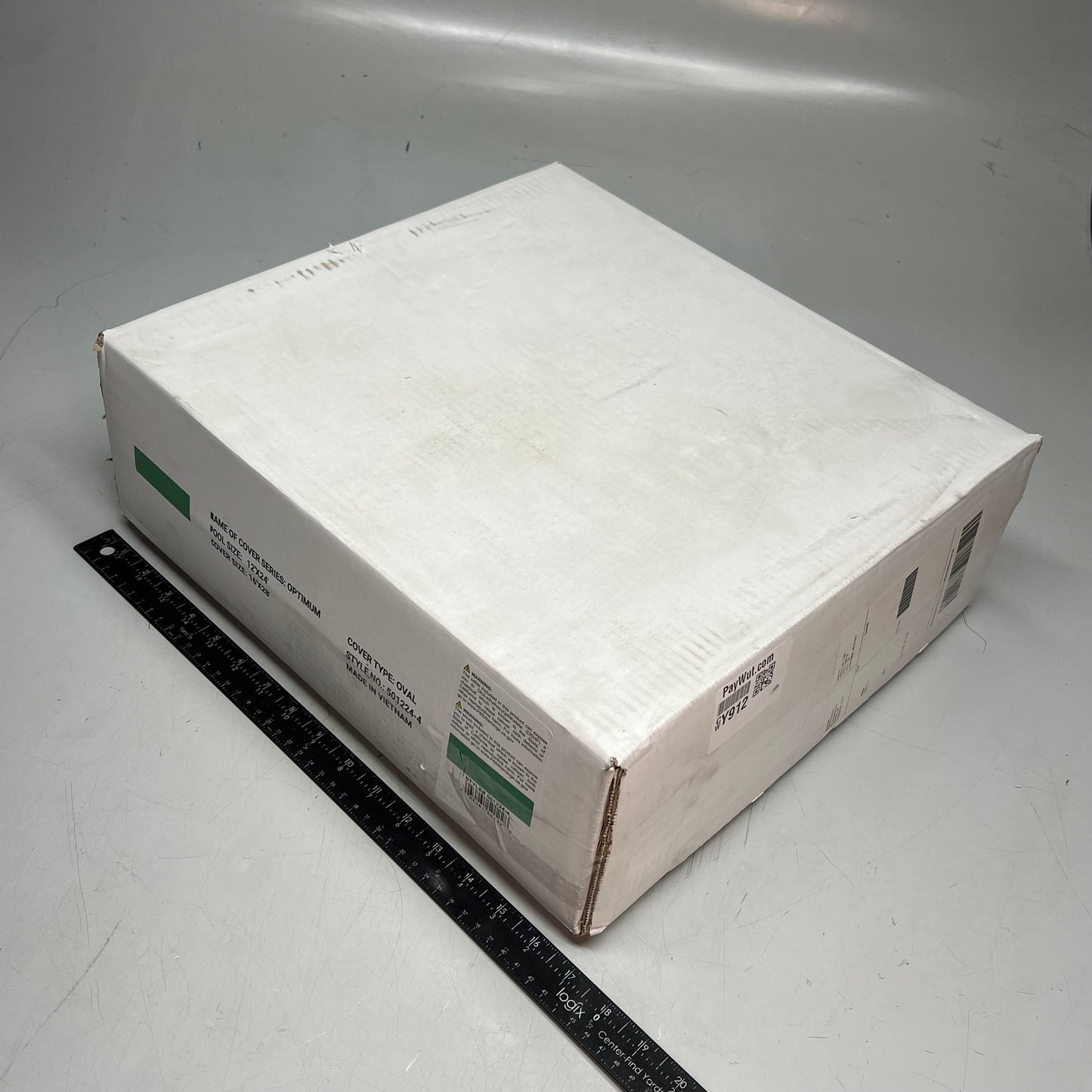 ZA@ ROBELLE Optimum Oval Winter Pool Cover For Above Ground 16'x28'  Green 501224-4 A