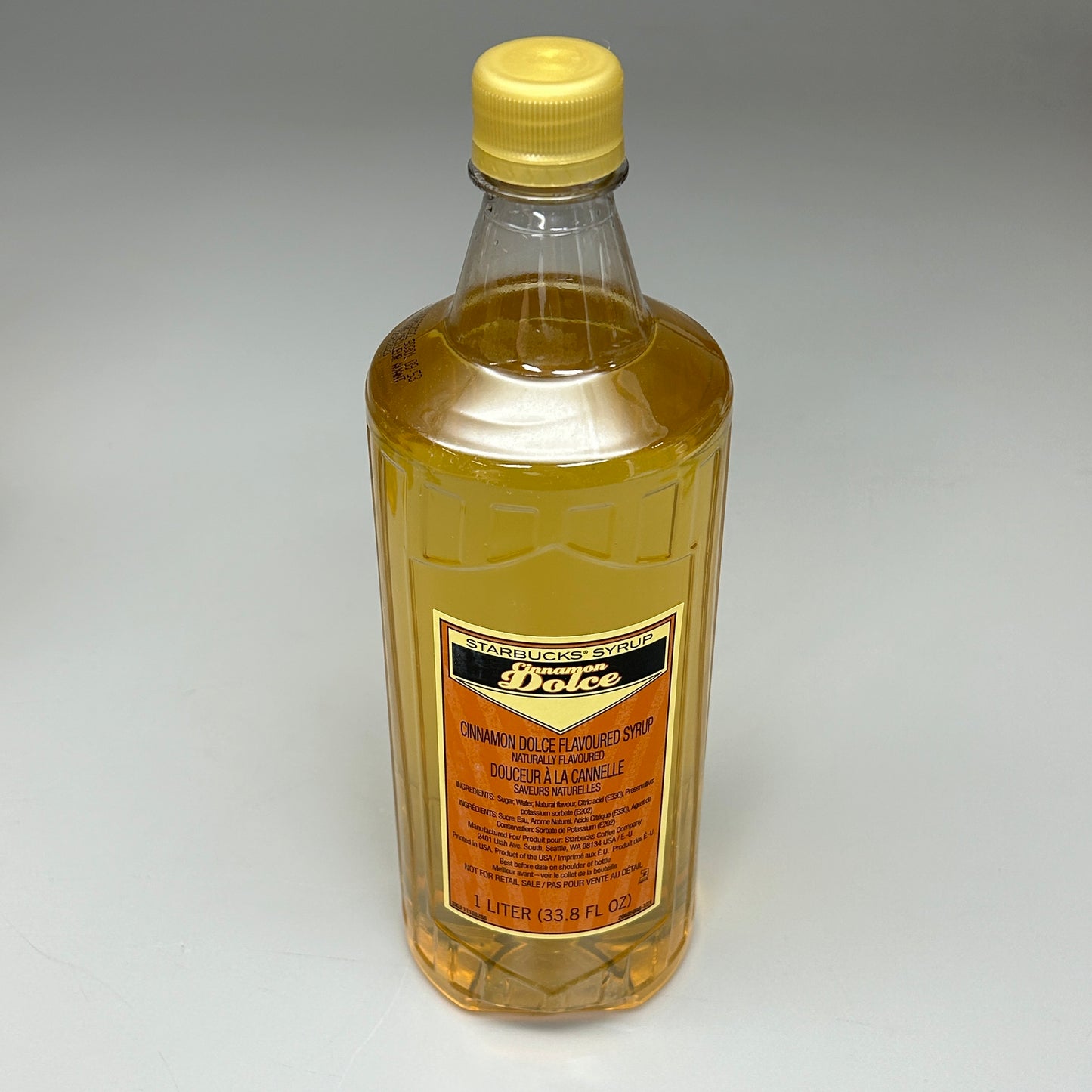 STARBUCKS 6-PACK! Cinnamon Dolce Flavoured Syrup 33.8 fl oz/bottle BB 12/23 (New)