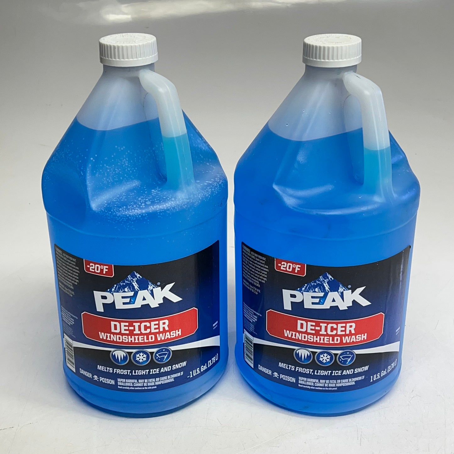ZA@ PEAK (2 PACK) De-icer Windshield Wash Streak Free -20˚F Blue PWN0G3