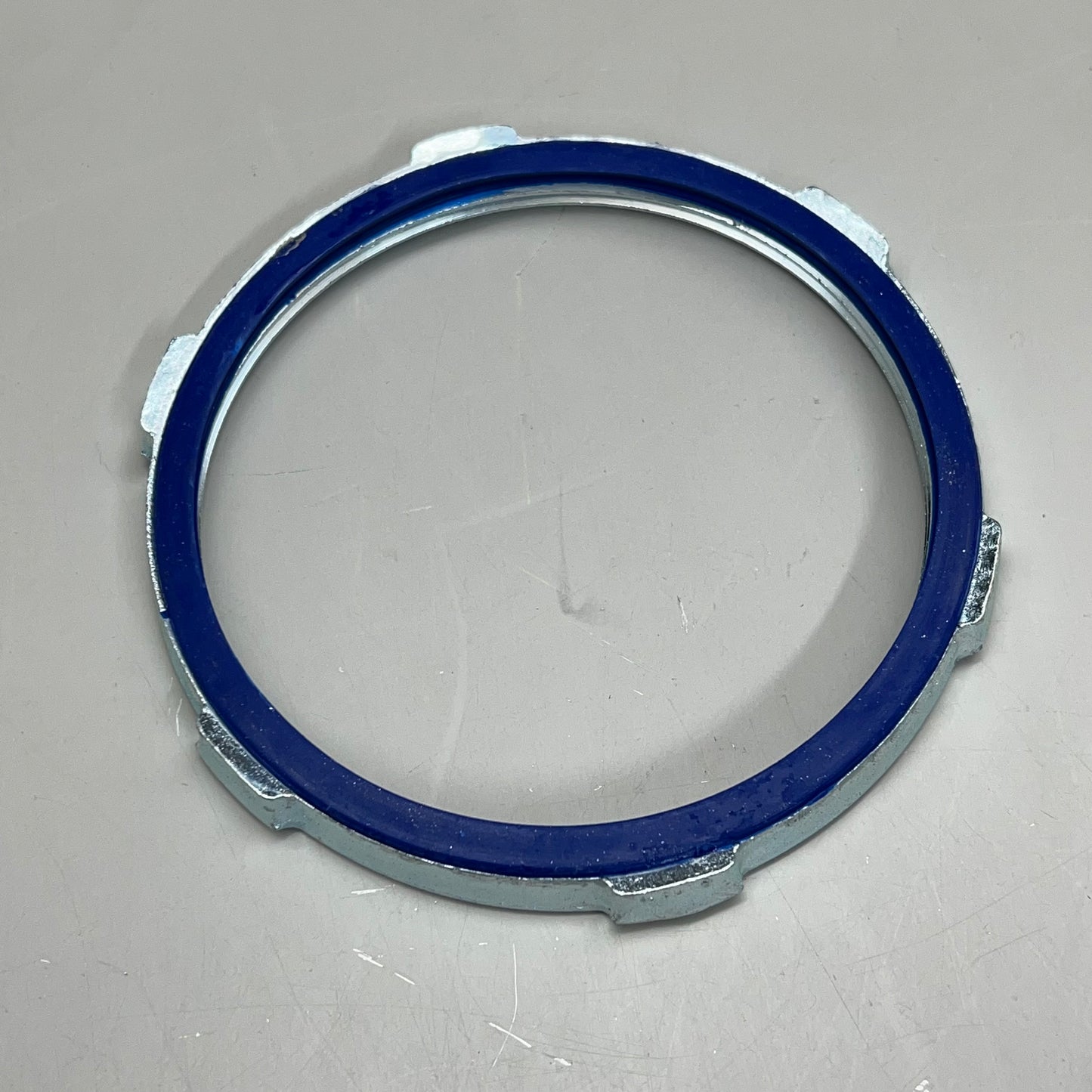 EATON Conduit Sealing Locknut "Liquid Tight" Malleable Iron Zinc Plated 4" SL10