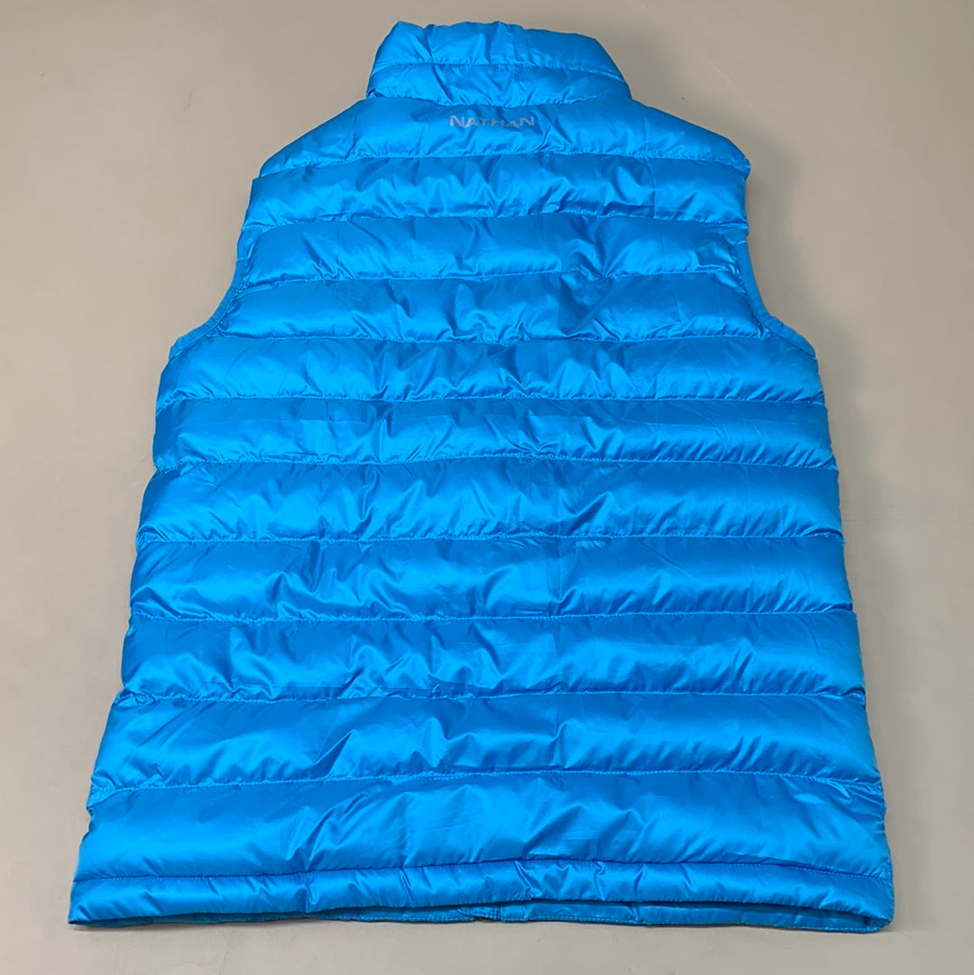 NATHAN Puffer Vest Pertex Running Men's XS Aster Blue NS50560-60094-XS (New)