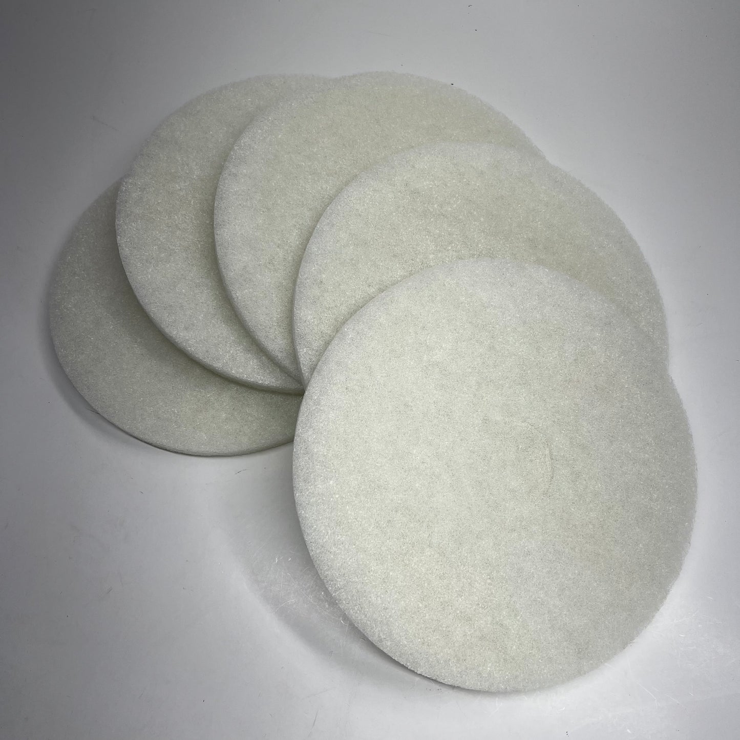 HILLYARD (5 PACK) Trident Polishing Rectangular Floor Pad 14"x20 White HIL42014