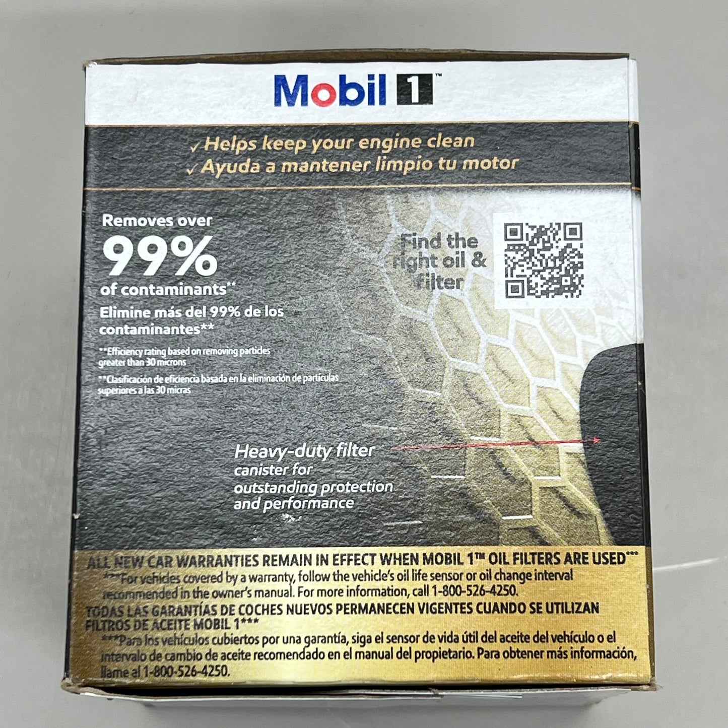 MOBIL1 (2 PACK) Extended Performance oil Filter Protects 20,000 Miles M1-102A