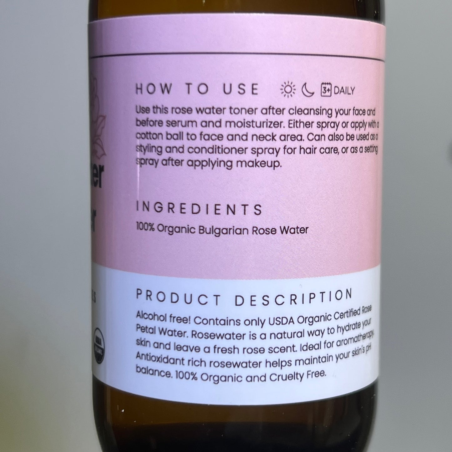 SIMPLIFIED SKIN Rose Water Mist Toner 4 fl oz BB 08/27