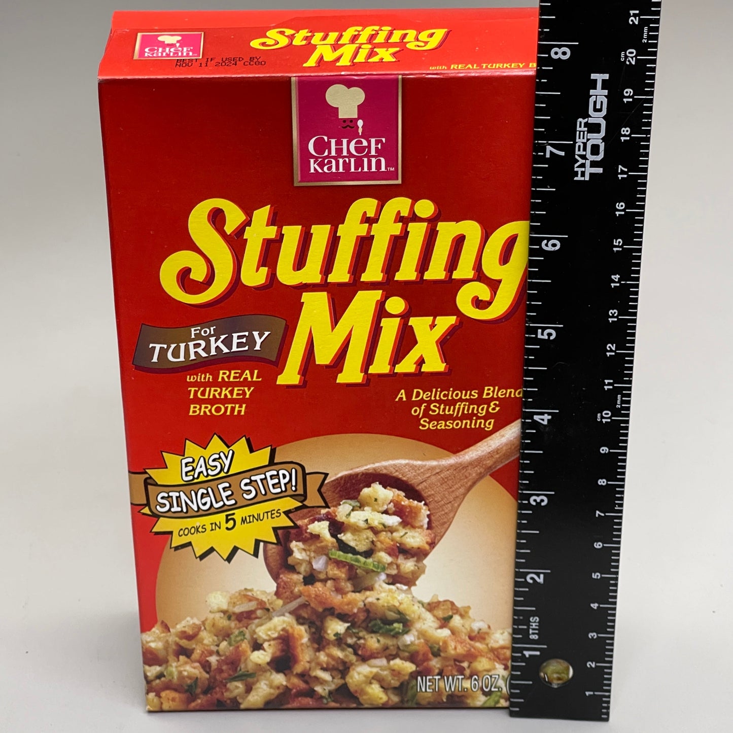 ZA@ KARLIN Stuffing Mix Turkey (12 pack) each box is 6 oz. (Best By 11/11/2024) B