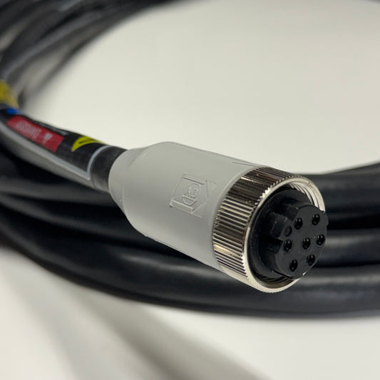 ALLEN-BRADLEY Male/Fem-Str/Str 8 Meter Long 357-PWRM29A-M8