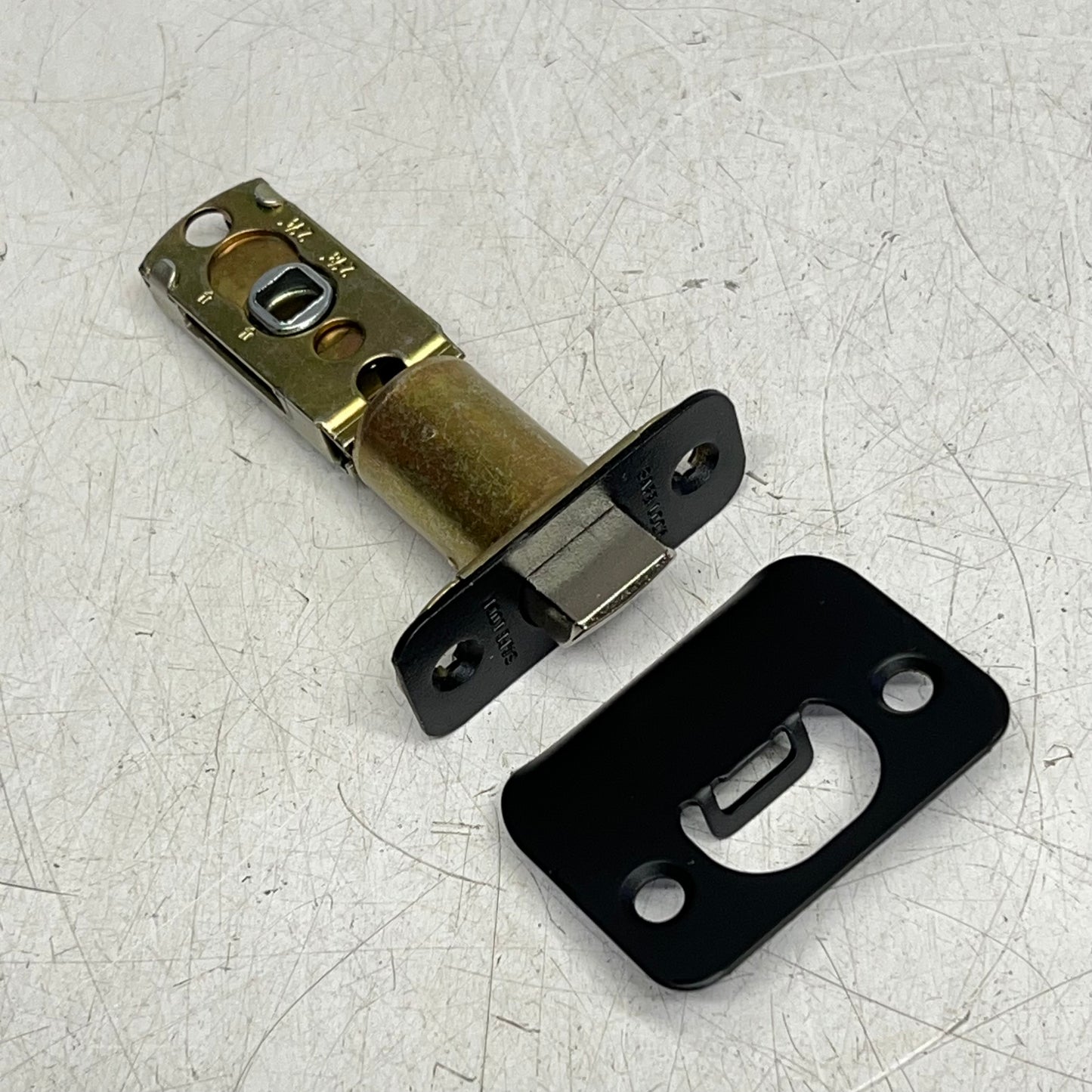 KWIKSET Safe Lock Daylon Passage Adjustable Backset Matte Black 9SL10000-093