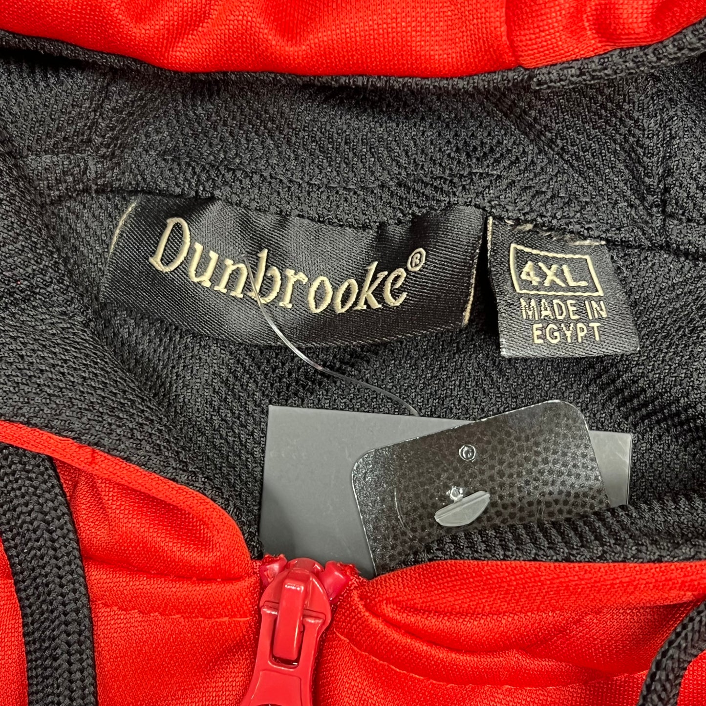 DUNBROOKE Red Kansas City Chiefs NFL Hoodie Full Zip Men's Sz 4XL Red/Black 8418