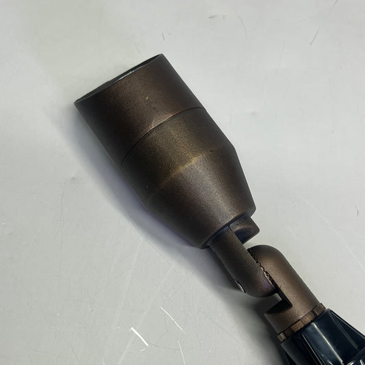 FOCUS INDUSTRIES Halogen Cast Brass Bullet Directional Light Brass Acid Rust Finish RXD01NL25FBAR