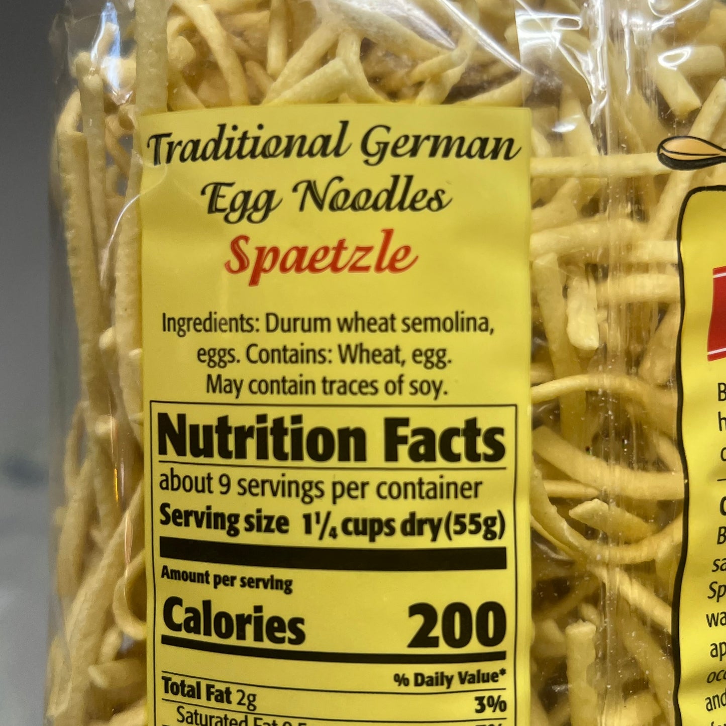 ZA@  BECHTLE (3 PACK) Traditional German Egg Noodles 1.1lbs BB 03/25