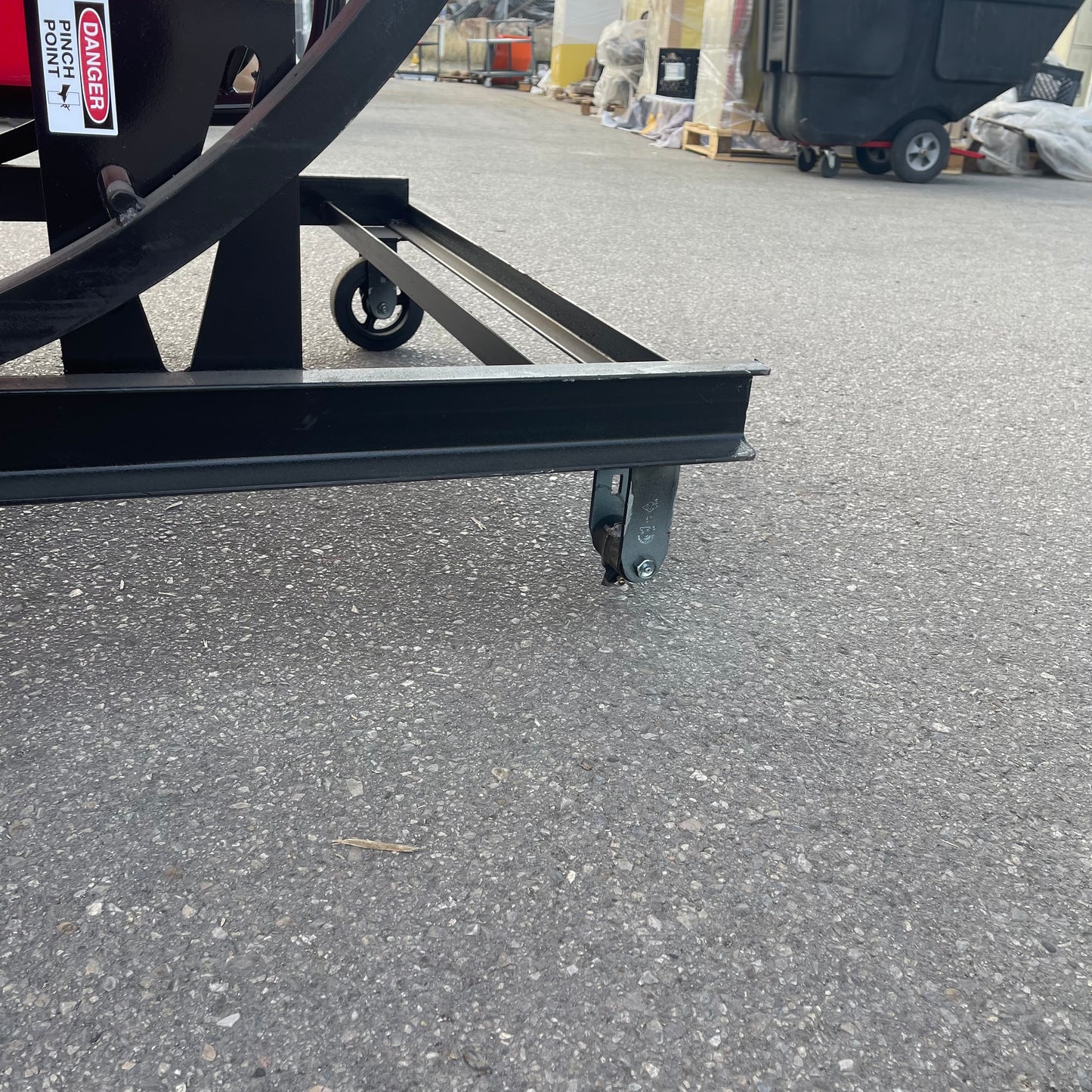 ZA@ Pallet of BAYHEAD Tilt Truck Trash Cart 75”x61”x50” Red (AS-IS)