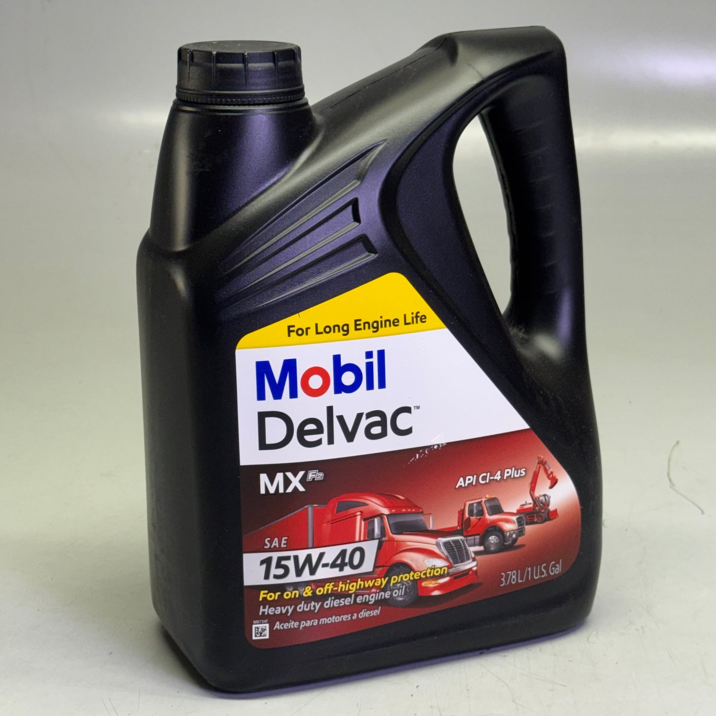 MOBIL DELVAC MX F2 15W-40 For On & Off-Highway Protection 1 Gal. API CI-4 PLUS