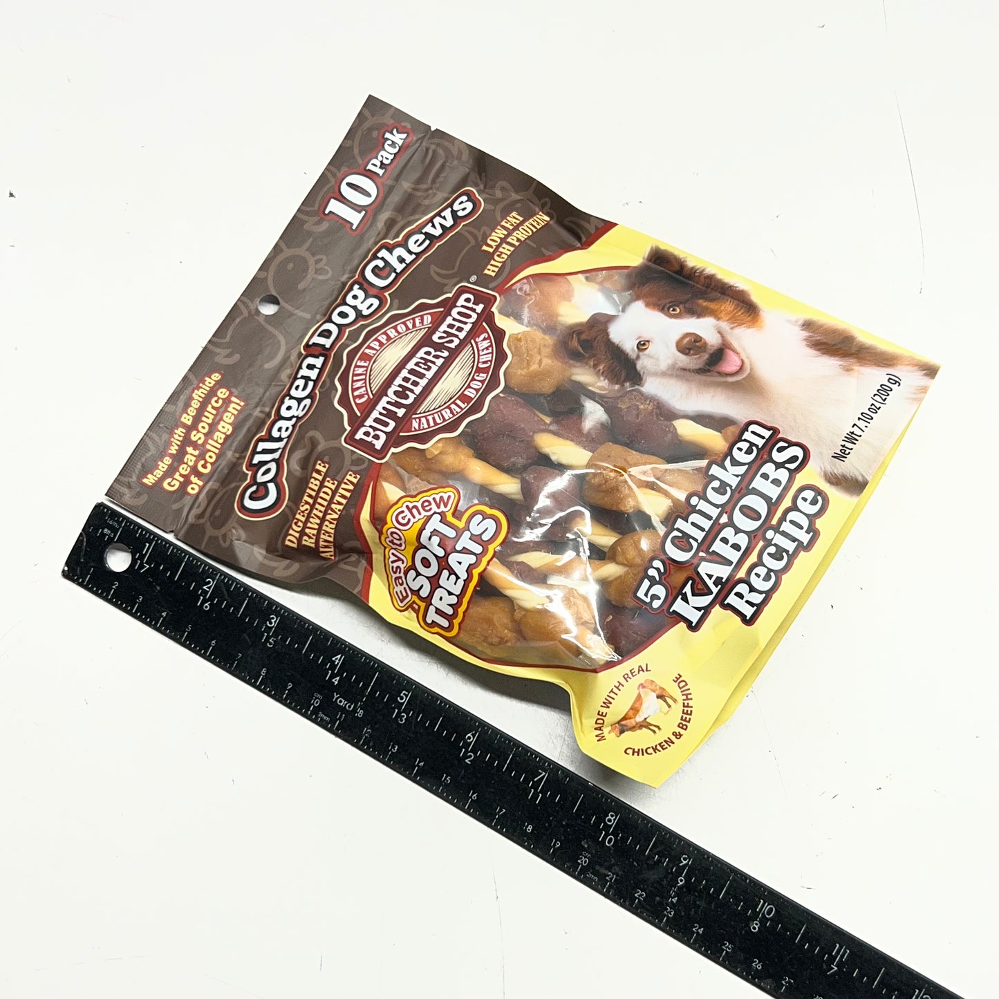 BUTHER SHOP (2 PACK) Natural Dog Chews 5" Chicken Kabobs Recipe 7.10 oz 017838 BB 12/27