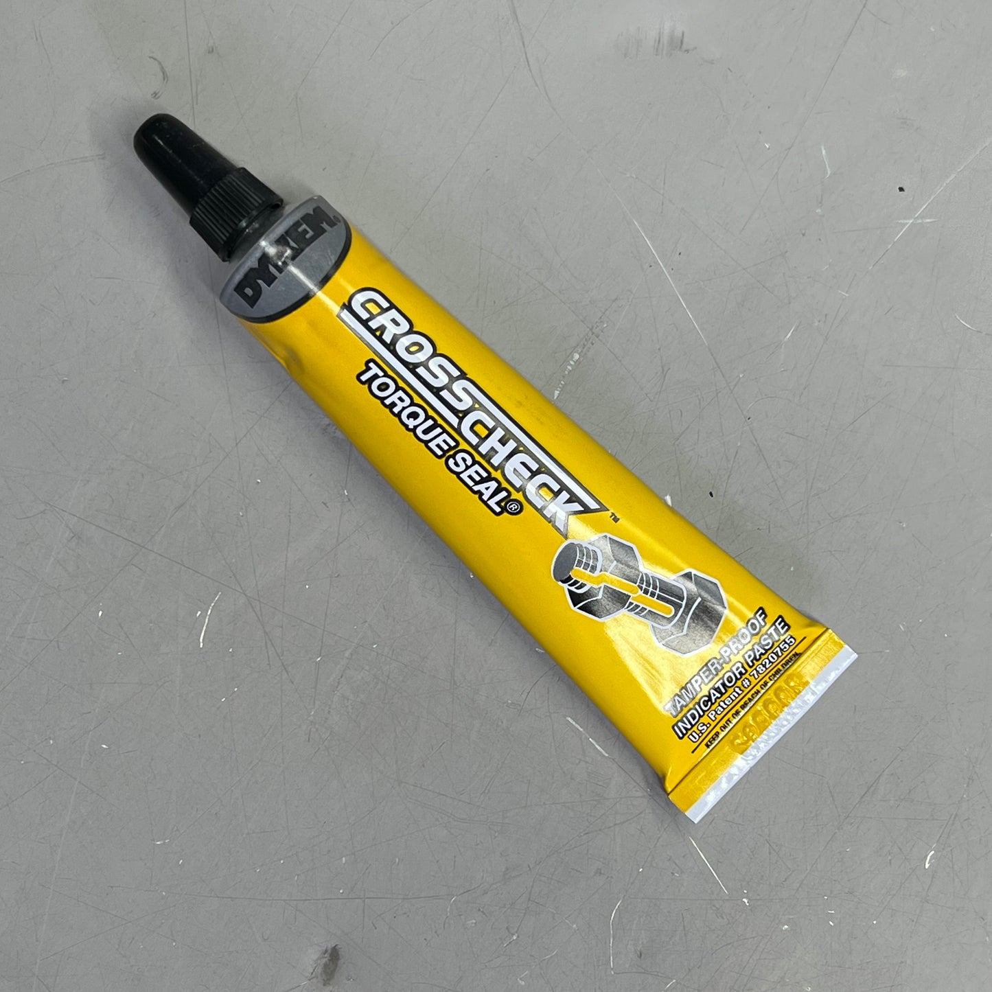 ZA@ DYKEM (3 PACK) Cross Check Torque Seal Tamper Proof 1 Oz Yellow 83317 B