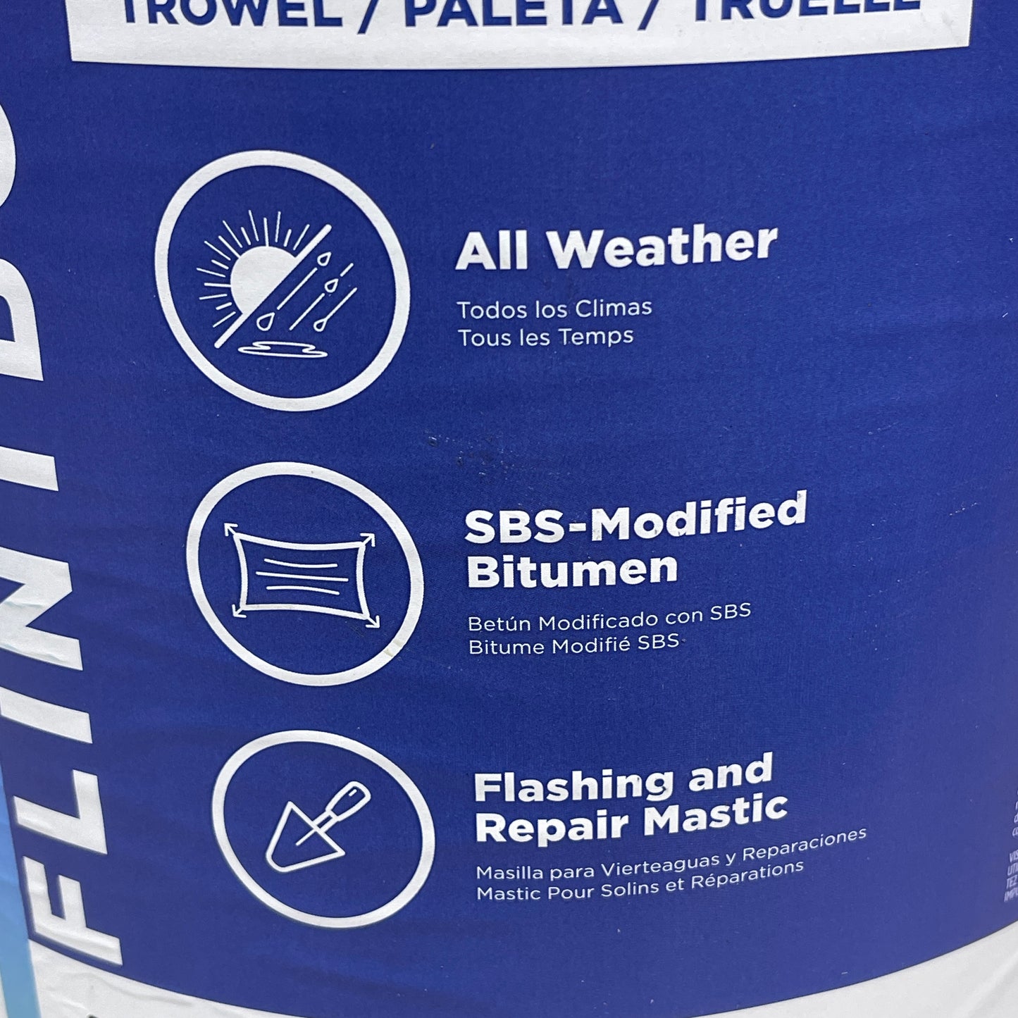 CERTAINTEED Flintbond All Weather SBS-Modified Bitumen Flashing Mastic 4.7 Gal (New)