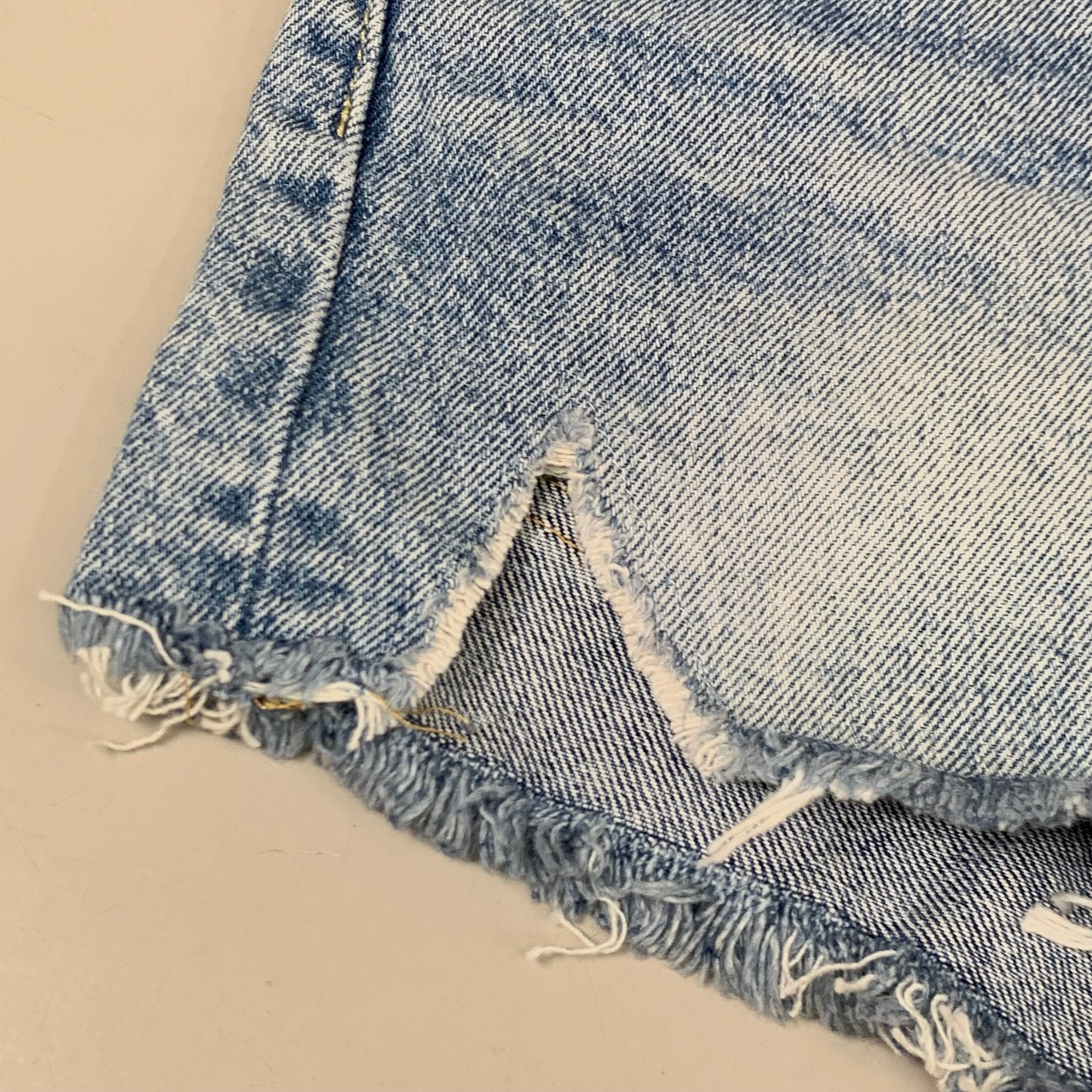 LEVIS 501 Original Fit High Rise Shorts Medium Wash Women's Sz 25 Mega Vibe Blue