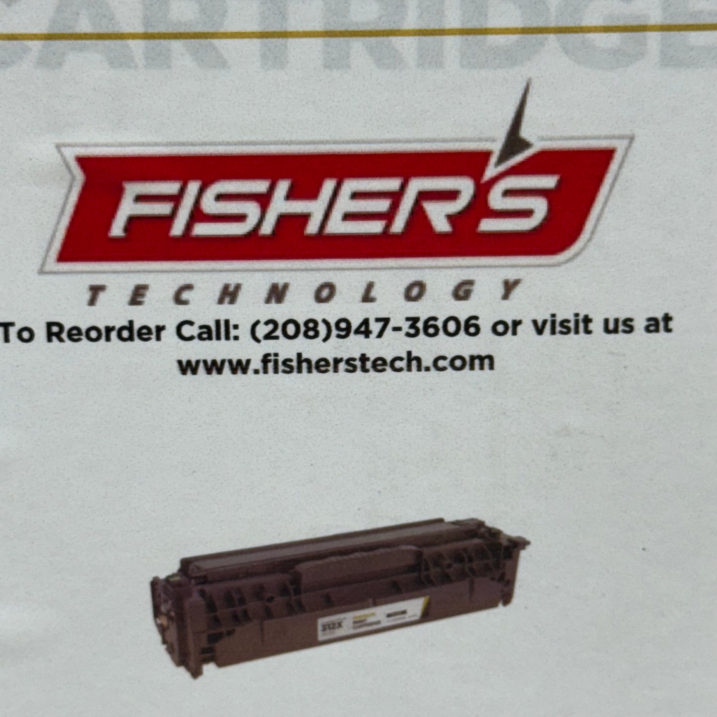 FISHER'S TECHNOLOGY  High Yield Premium Print Cartridge  Black CF380X (New Other- Distressed Packaging)