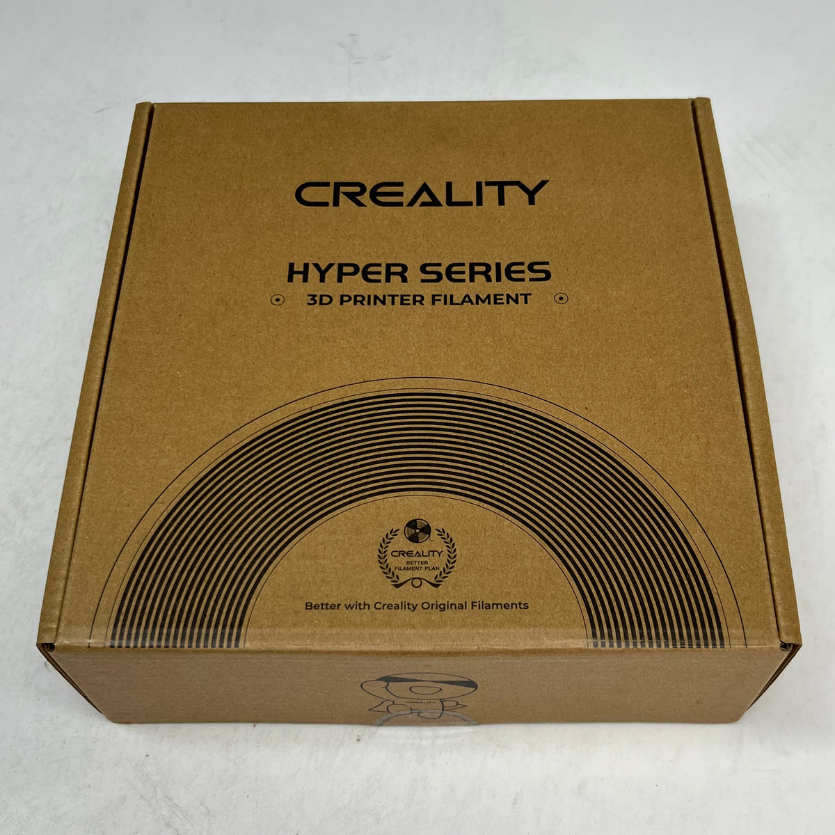 CREALITY Hyper PLA-CF 3D Printer Filament 1kg - High Speed 1.75mm Black 2603