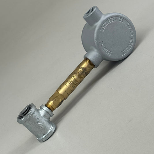 SPEAKMAN Single Switch Flow Pole 4.75"x4.75"x12" Grey/Gold SE-7000S