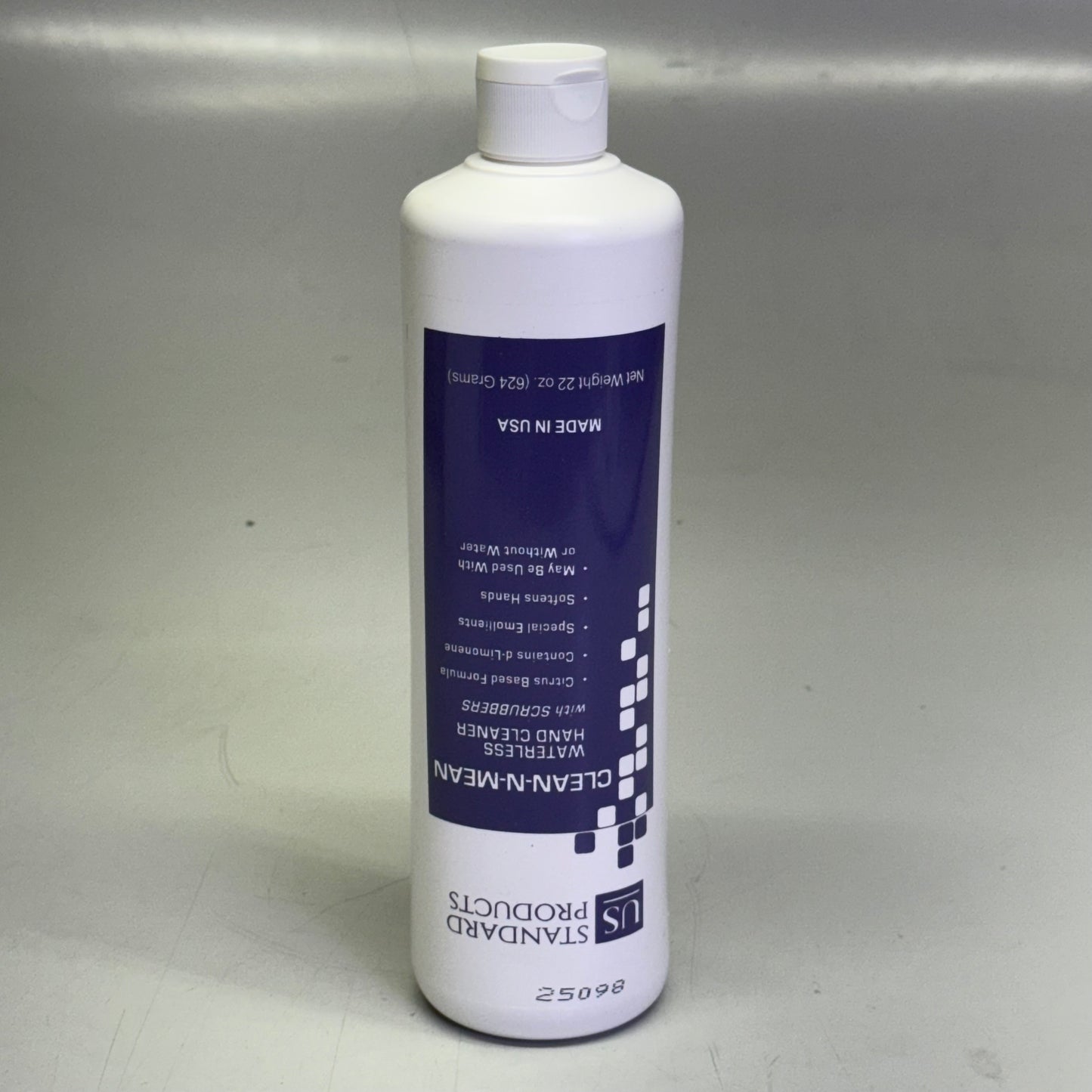 US STANDARD PRODUCTS (12 PACK) Clean-N-Mean Waterless Hand Cleaner 22 oz White 4969USP