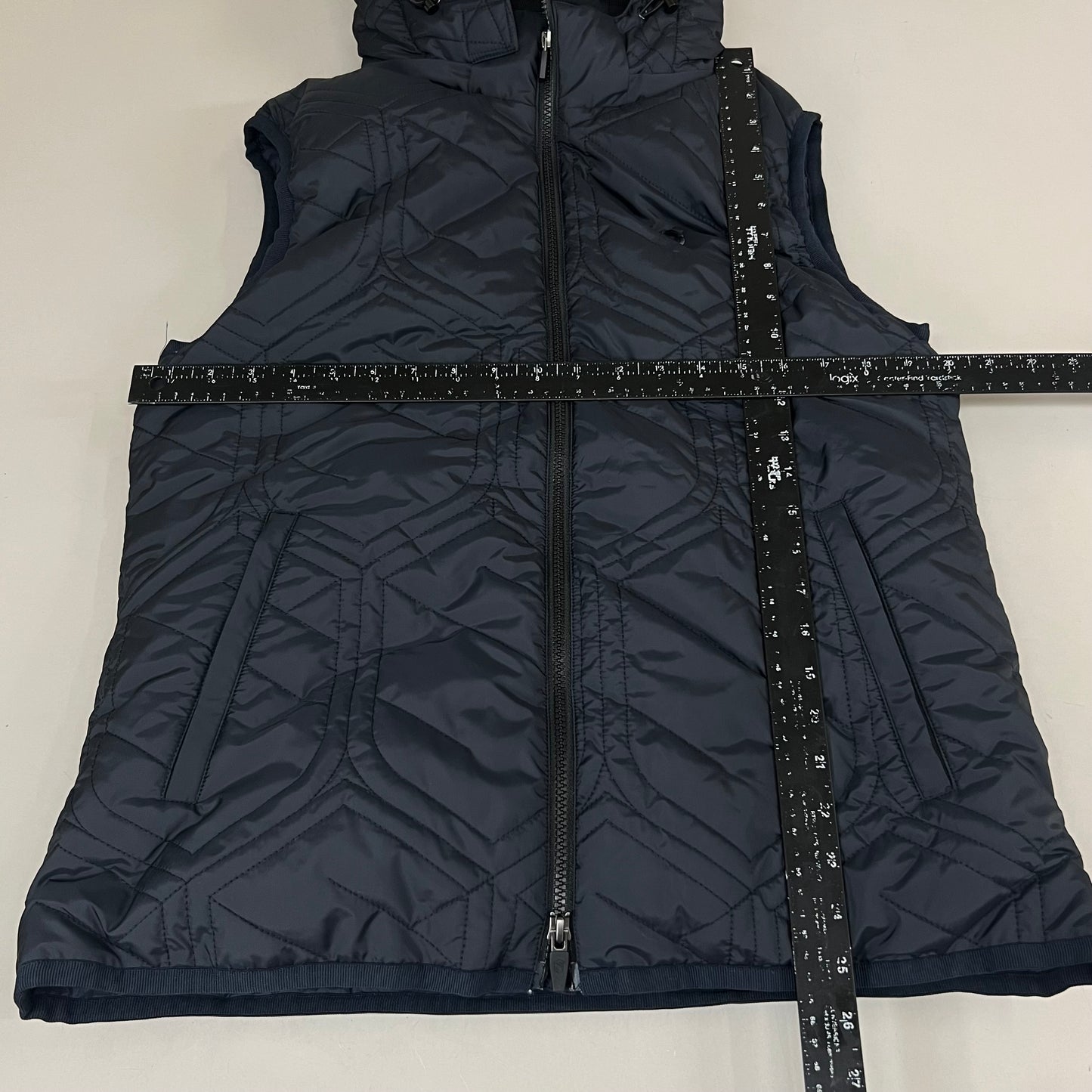 SAMSHIELD Avoriaz Equestrian Sleeveless Winter Coat Men's Sz L Navy