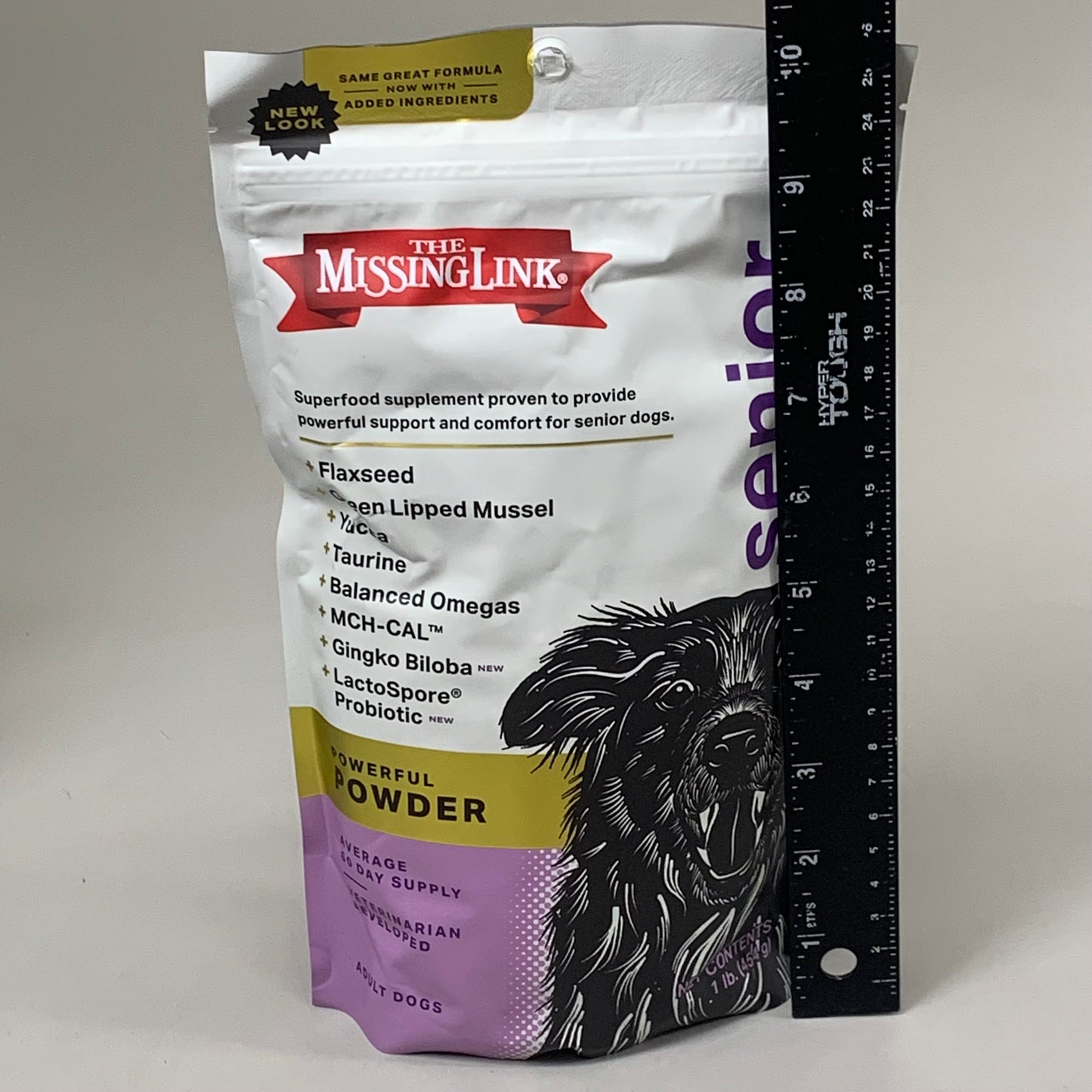 THE MISSING LINK Ultimate Senior Health Formula Dog Supplement 1 lb Bag BB 06/25