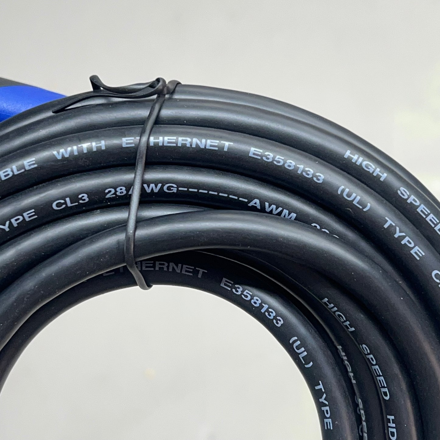 ZA@ MULTICOMP PRO High Speed HDMI Cable W/ Ethernet 28 AWG  25' Black 24-14708