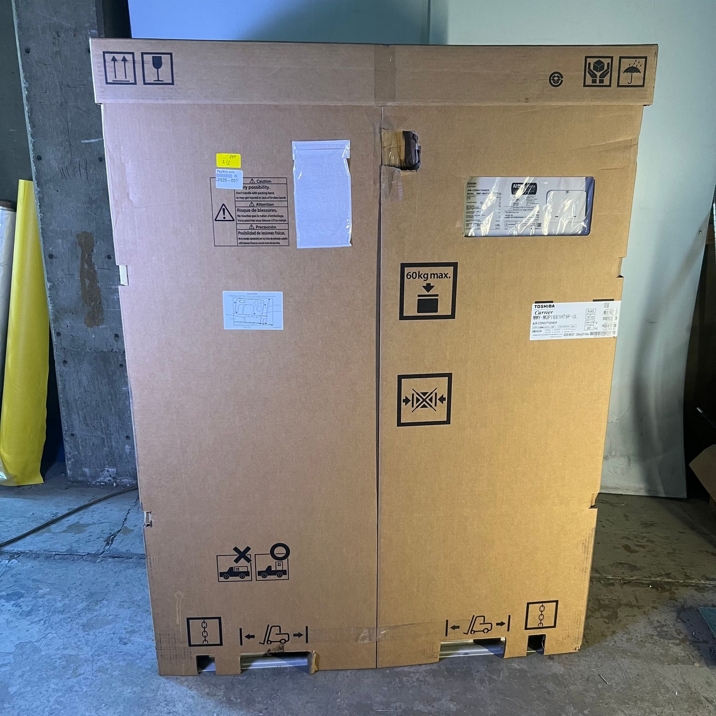 TOSHIBA Carrier Air Conditioner MMY-MUP1681HT9P-UL (New Other, Minor Cosmetic Damage)