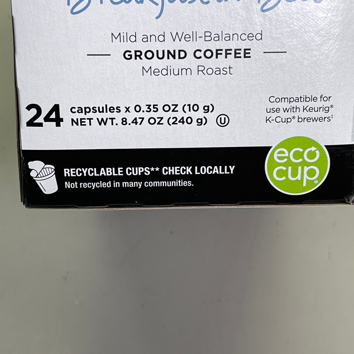 ZA@ WOLFGANG PUCK (24 PACK) Breakfast in Bed Coffee Single Serve Cups BB 10/25 C