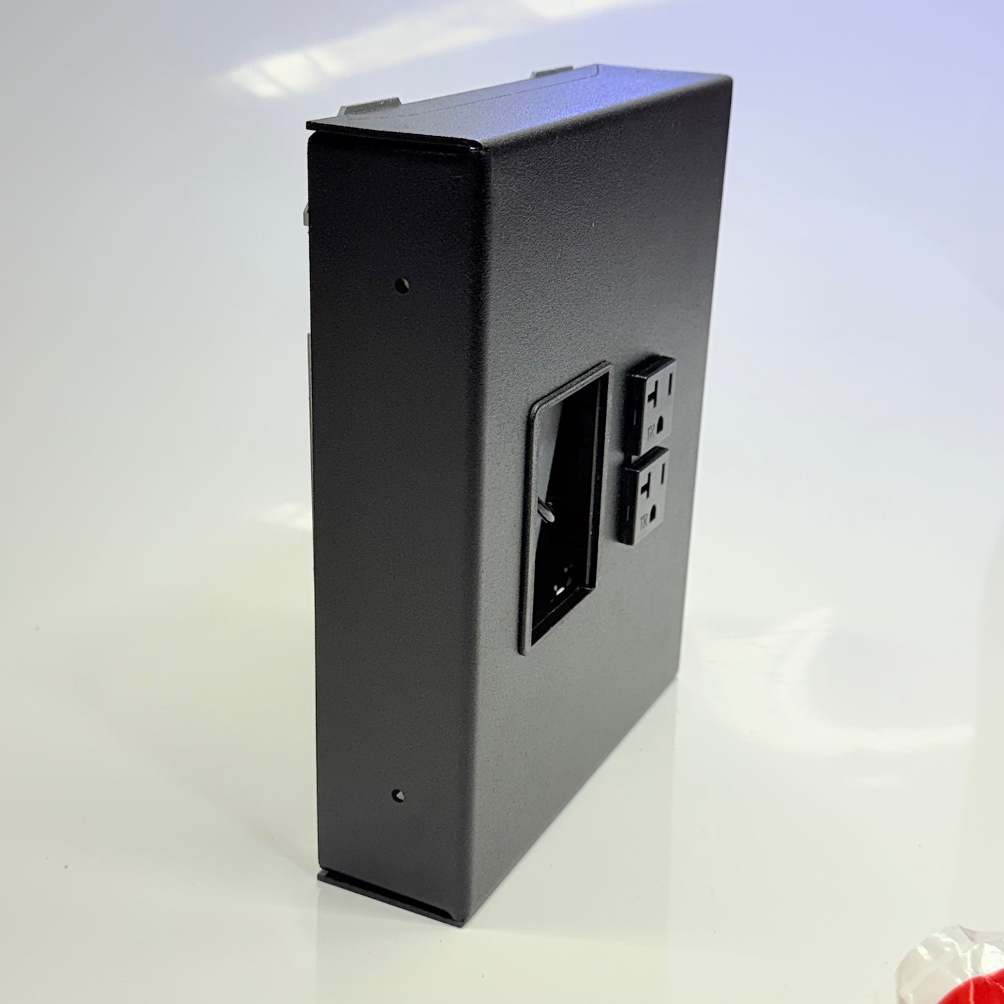 LEGRAND Wiremold OFR48-2MRTC Over Floor 2 Gang Outlet Box Transition Black