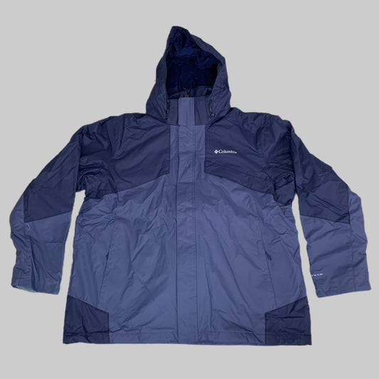 COLUMBIA Bugaboo II Fleece Interchange Jacket Men's Sz XXL Navy Blue 1800661477