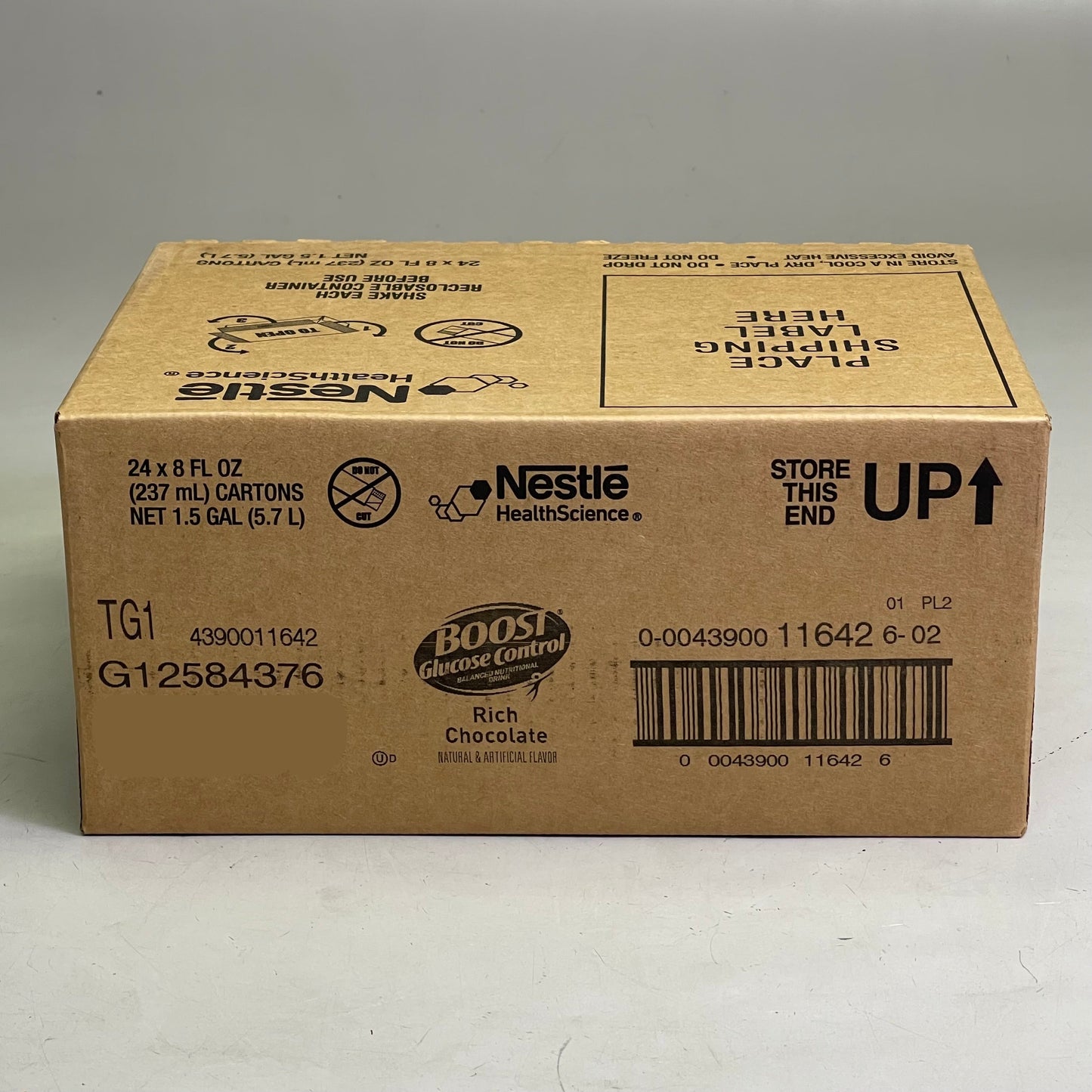 ZA@ NESTLE (24 Pack) Boost Breeze Rich Chocolate Flavor 8 fl oz BB 03/26