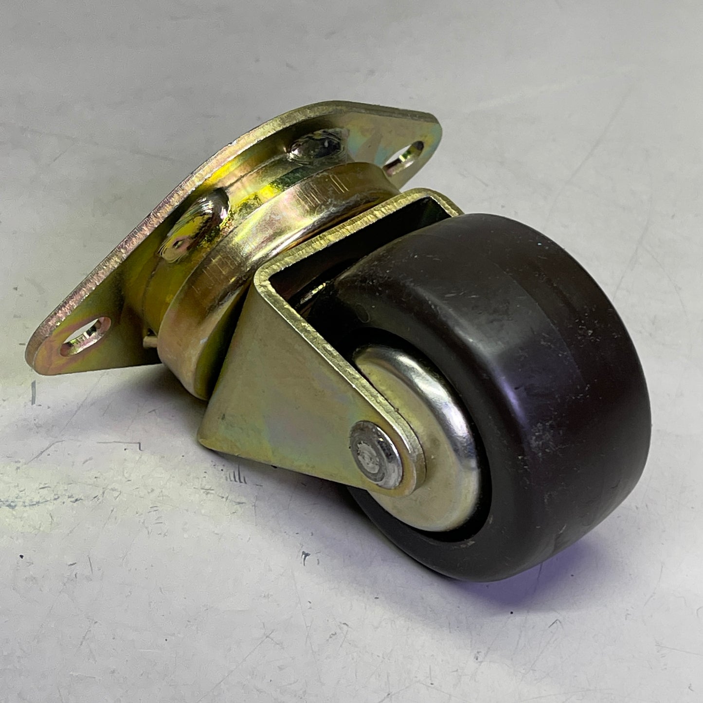 COLSON (4 PACK) Swivel Plate Casters w/ Hard Rubber Wheels 2-3/4" Brown 27015