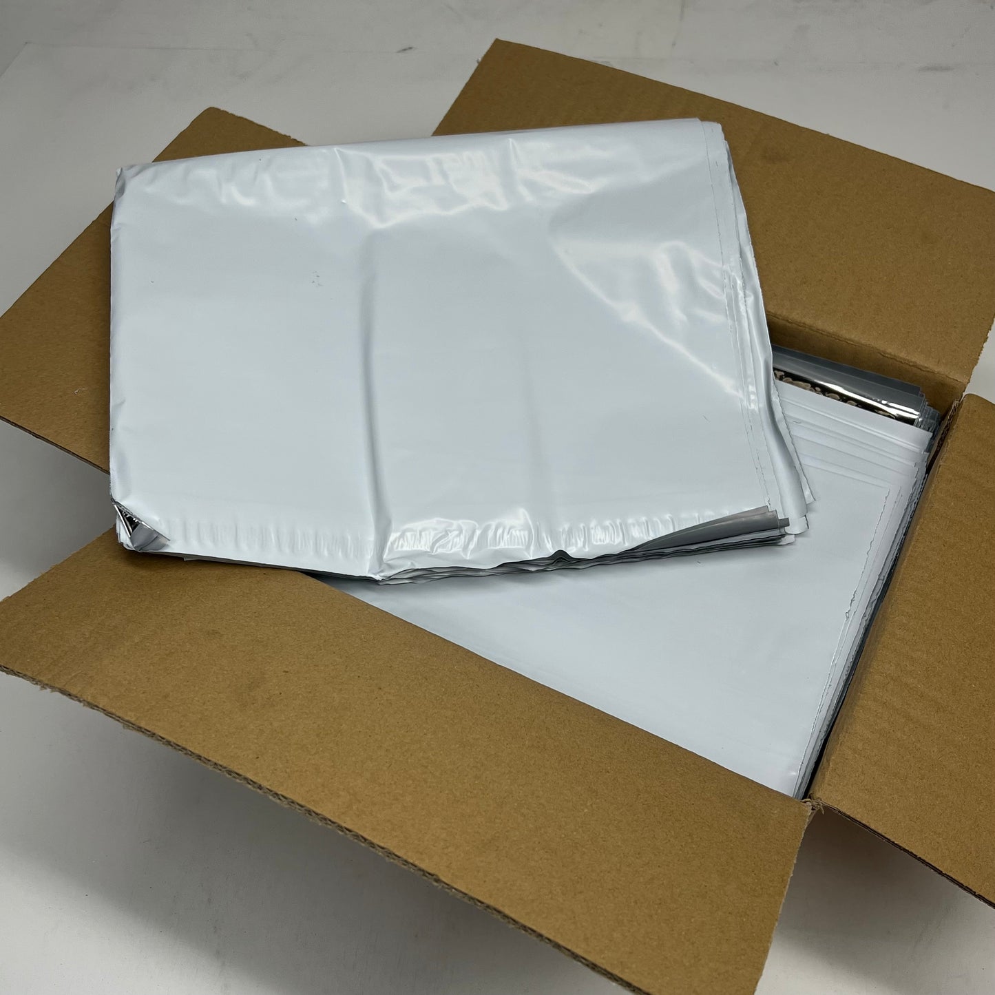 ZA@ GIGANTIC BAG (500 PACK) Poly Mailers  12"x15.5" White PR30000061