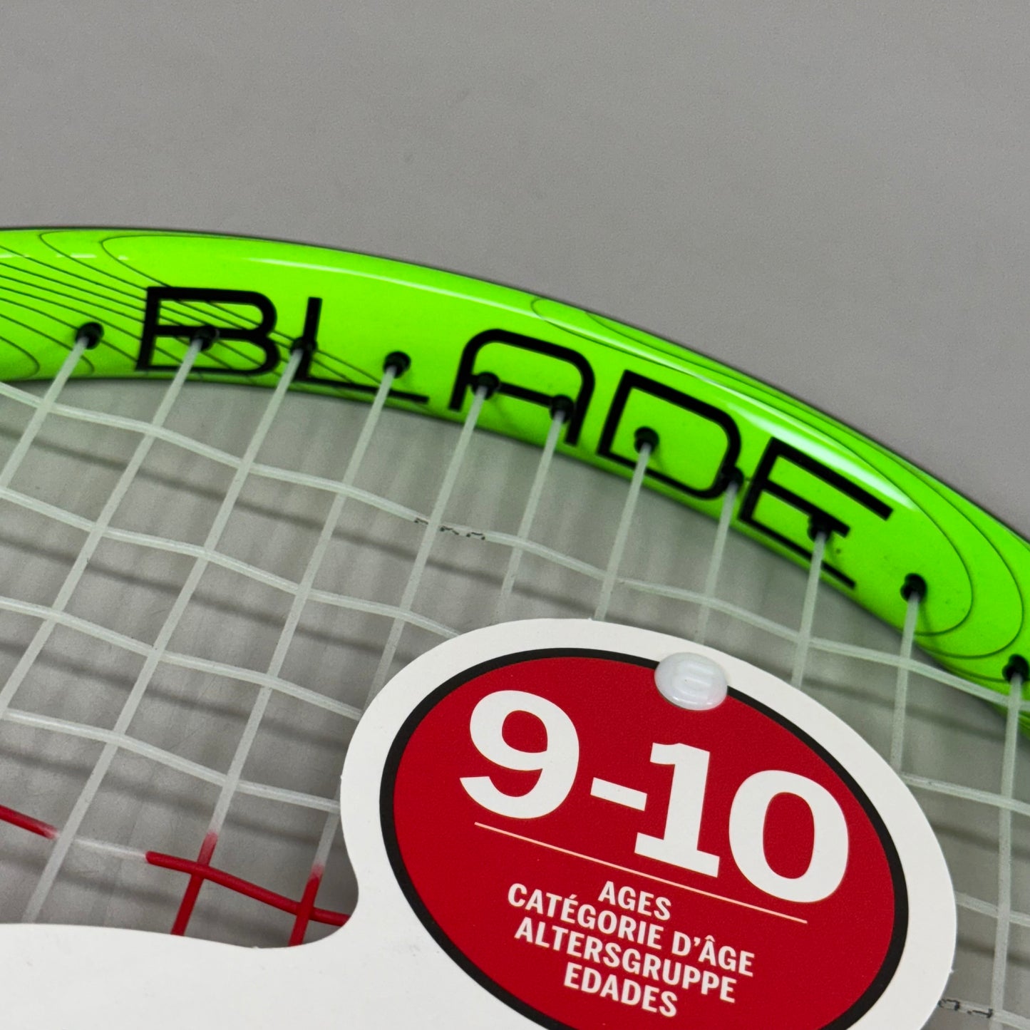 WILSON Blade Feel Junior Tennis Racquet Ages 9-10 25" Grip 3 7/8" Green/Black WR055520U