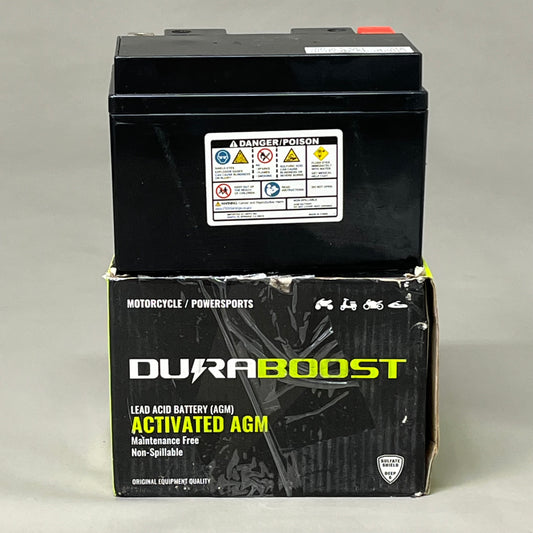 DURABOOST Lead Acid Battery Activated AGM 12V 10 AH 175 CCA DA12A-BS Like New