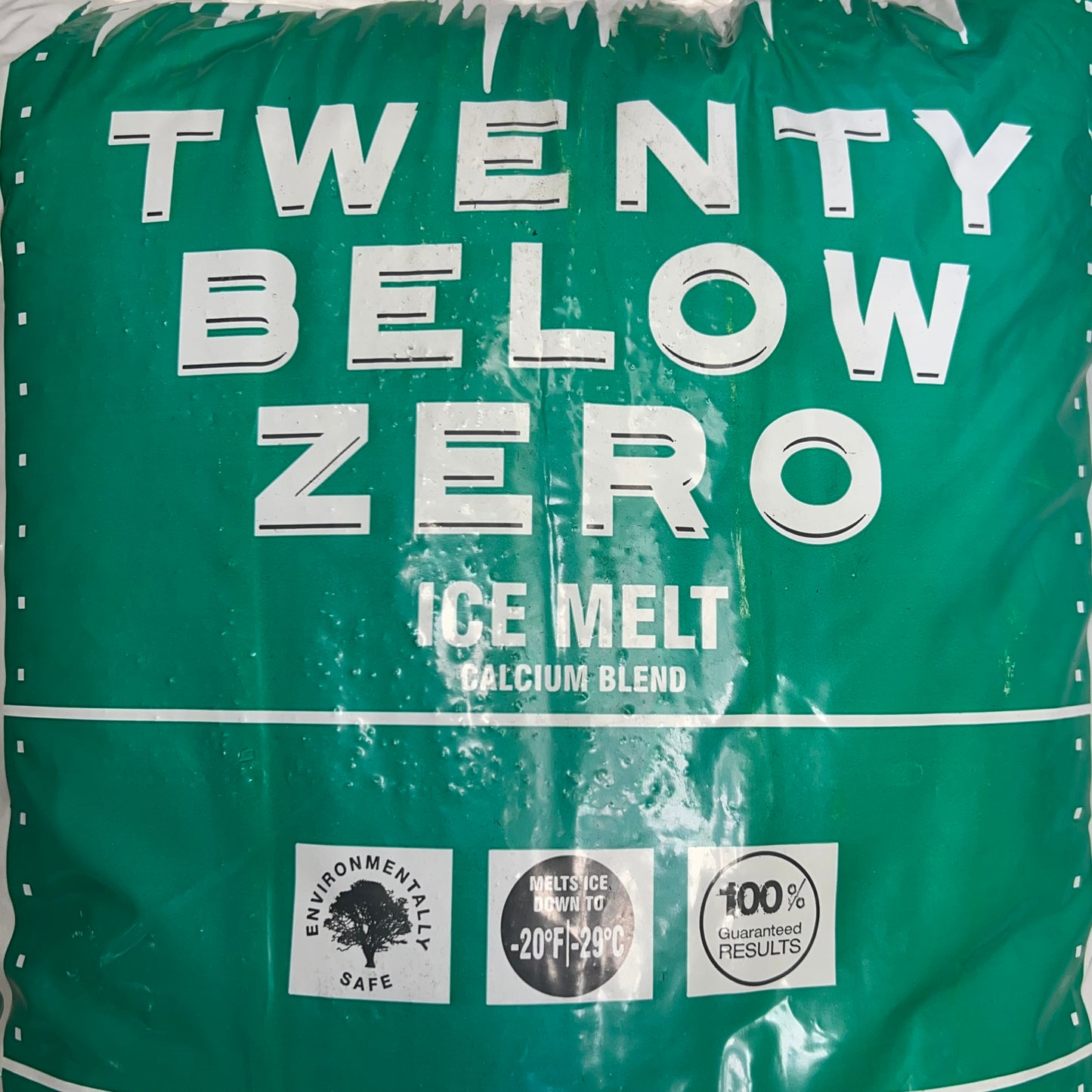 ZA@ TWENTY BELOW ZERO Salt Depot Ice Melt 50 Lb