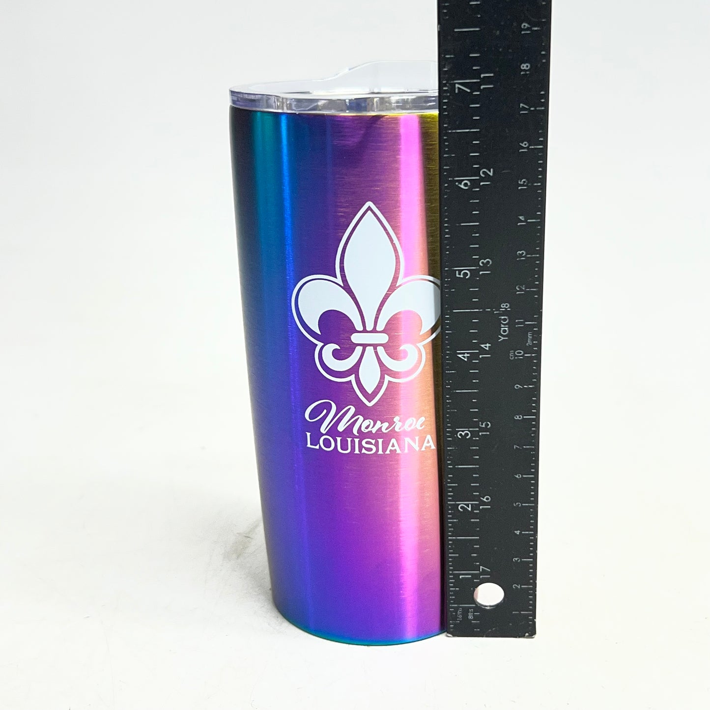 US PALY 20 Oz Stainless Steel Tumbler with Design, Neo Chrome C800-WM