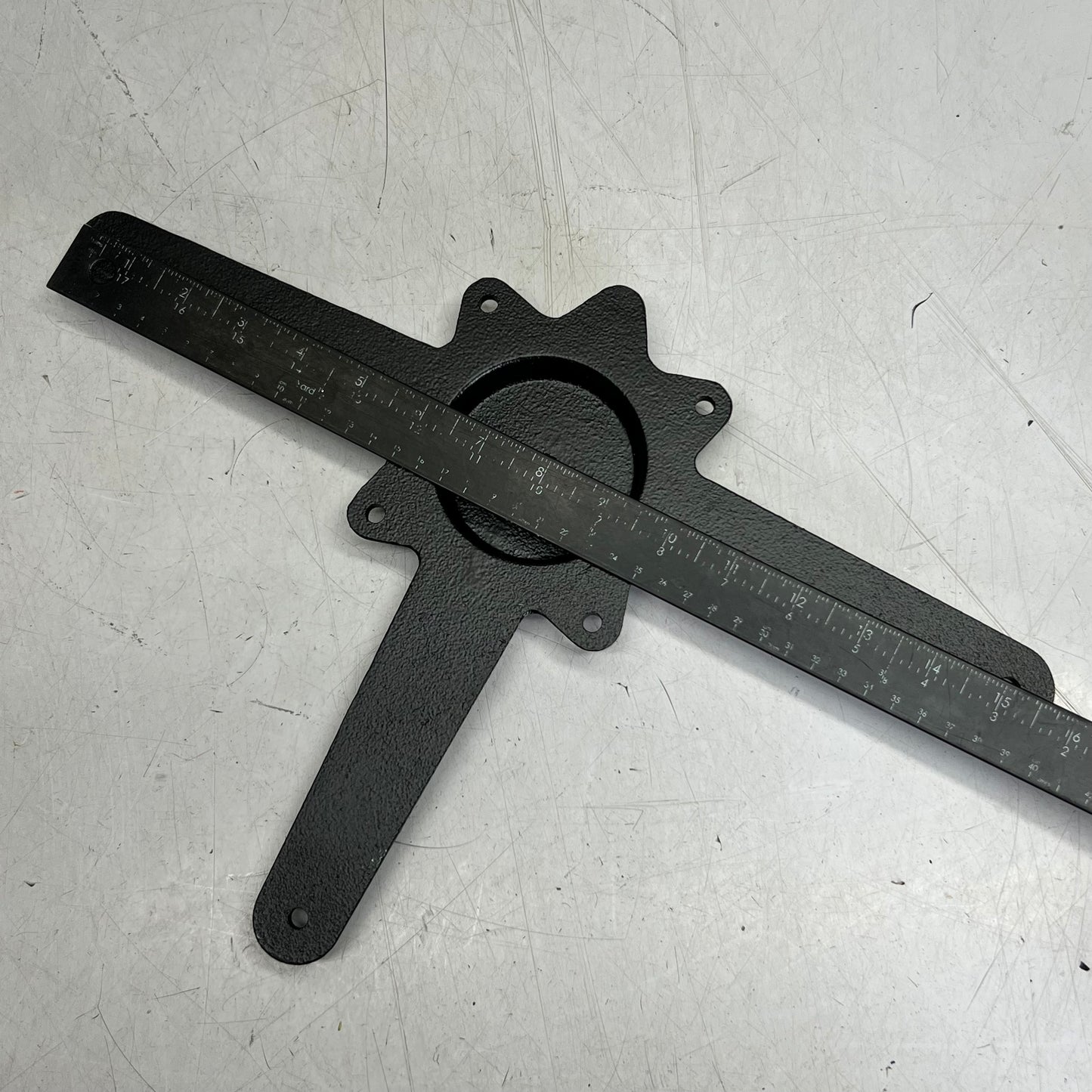 FLAT Auto Adjust PT23 Self-Leaving Table Bases Sz 21"L x 15.5"W, Black FBT2158A01 (New Other, Distressed Box)