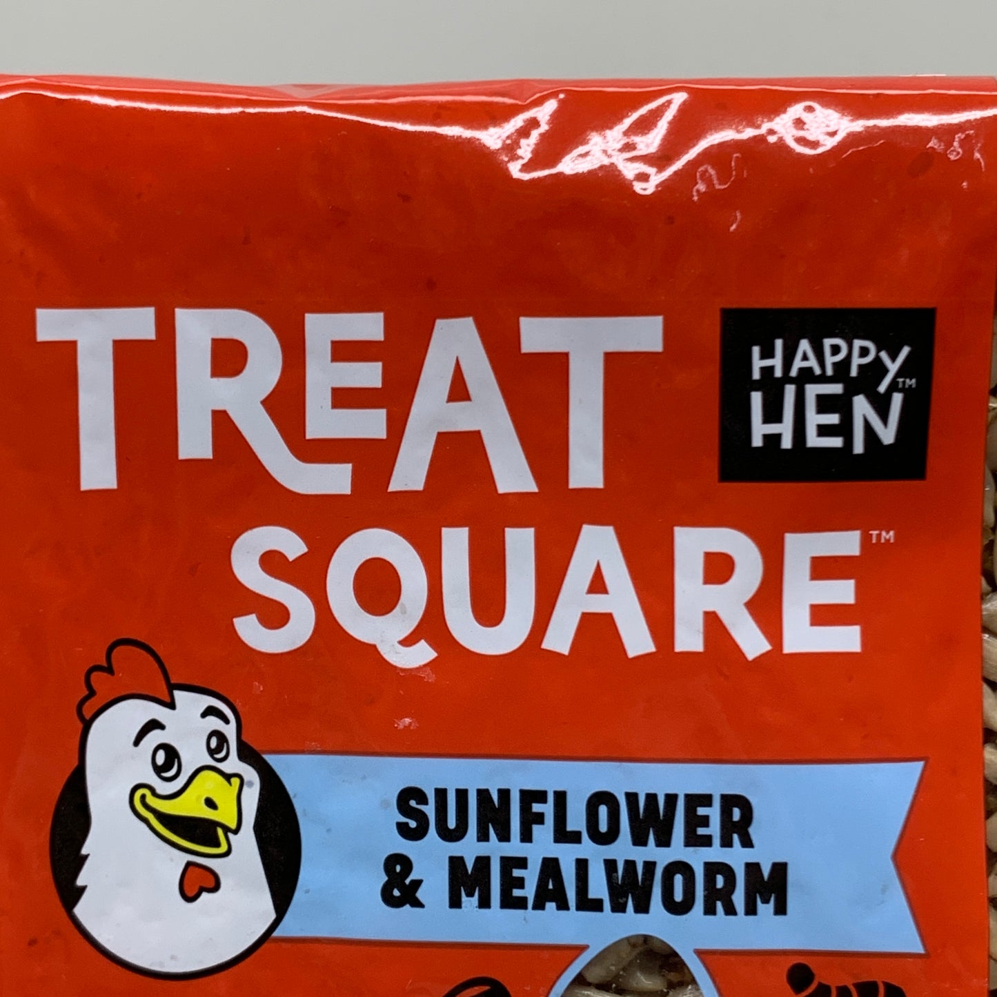 HAPPY HEN (3 PACK) Treat Square Mealworm & Sunflower 6.5 oz 855297003285
