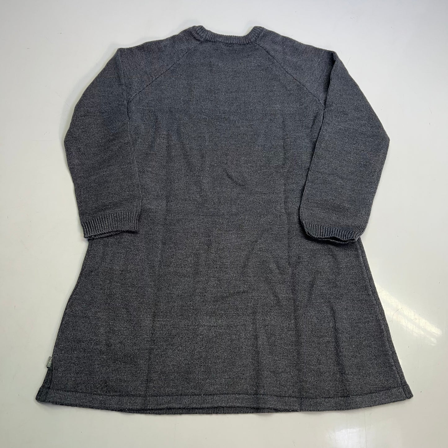 GERBER Soft Viscose Long Sleeve Sweater Dress Girl's Sz 5T Grey/Blue 503261